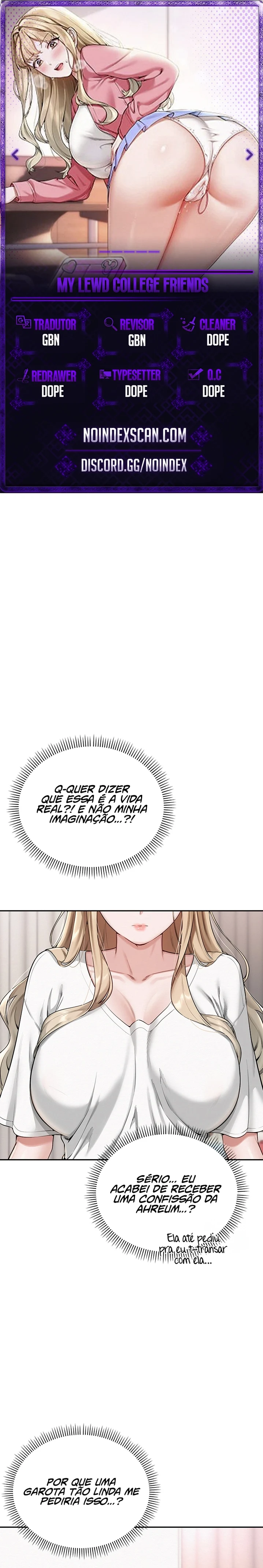 Ler My Lewd College Friends Capitulo 4 Page 1