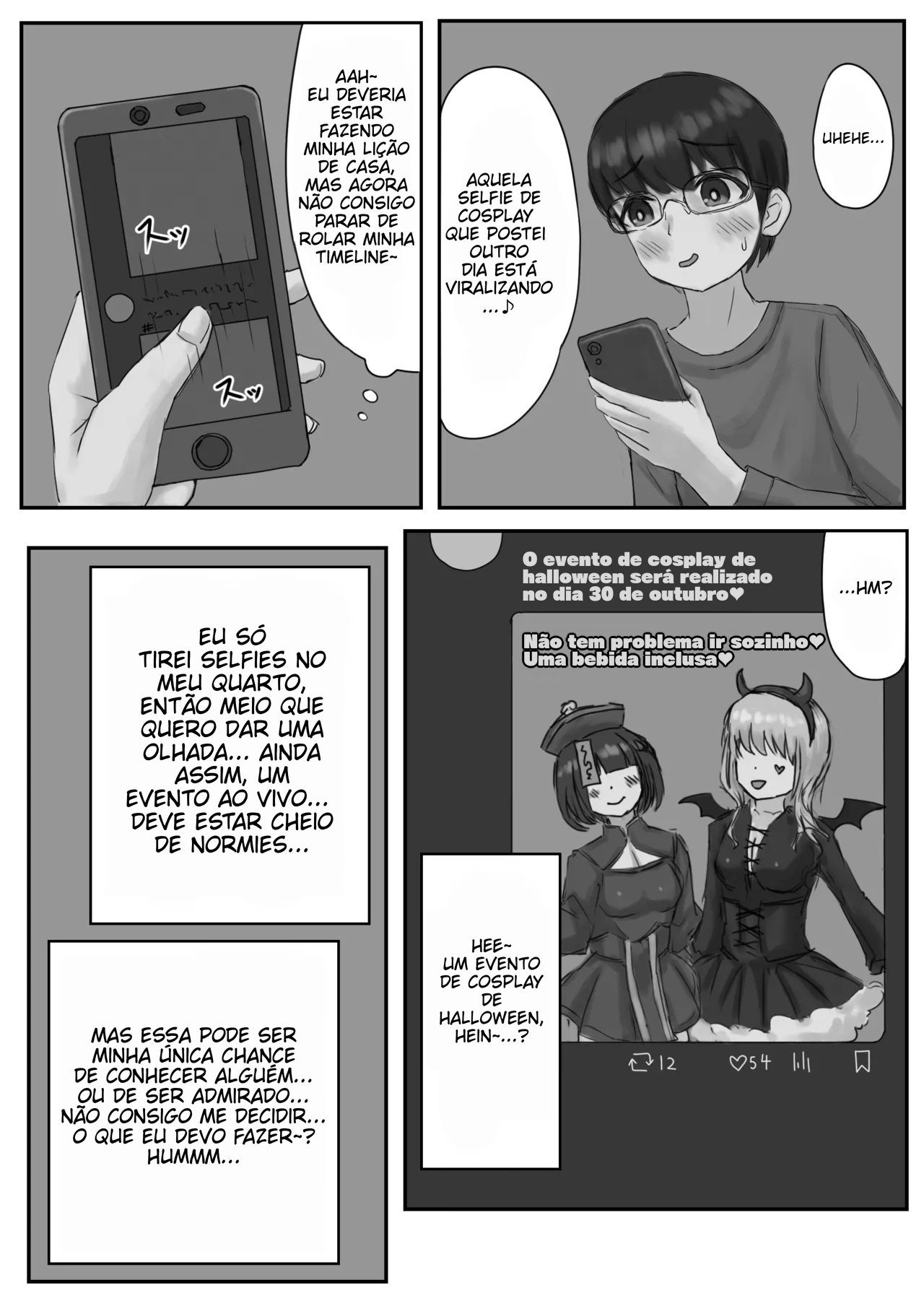Ler Bunny Josou Danshi ga Succubus Cos no Futanari-tachi ni Mazo Onaho ni Sarechau Hanashi Capitulo 1 Page 3