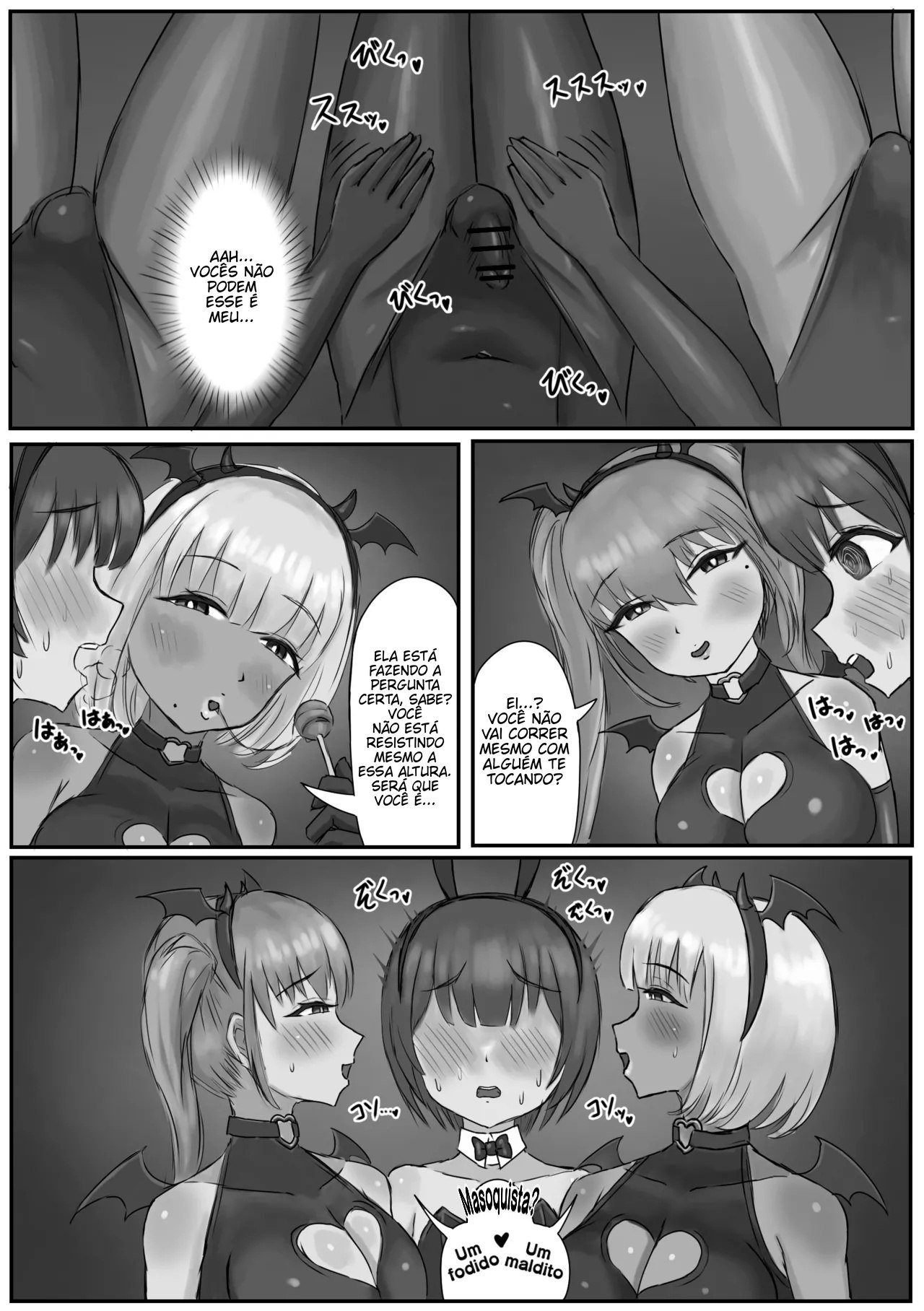 Ler Bunny Josou Danshi ga Succubus Cos no Futanari-tachi ni Mazo Onaho ni Sarechau Hanashi Capitulo 1 Page 7