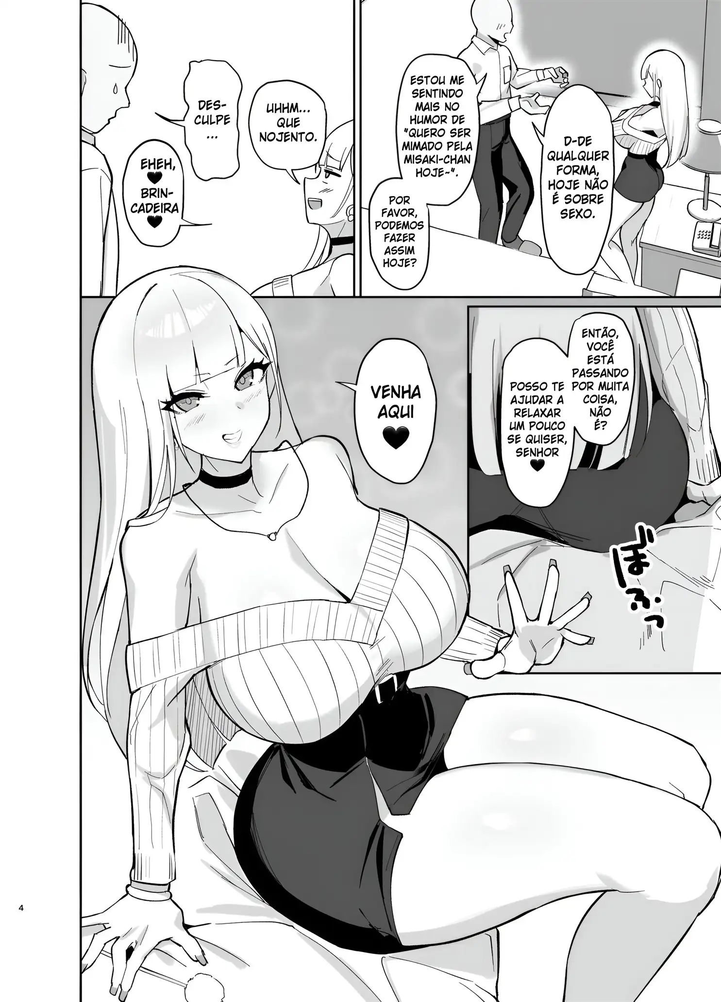 Ler Ecchi Na Gal JK Ni Iyasaretai Yatsu. Capitulo 1 Page 3