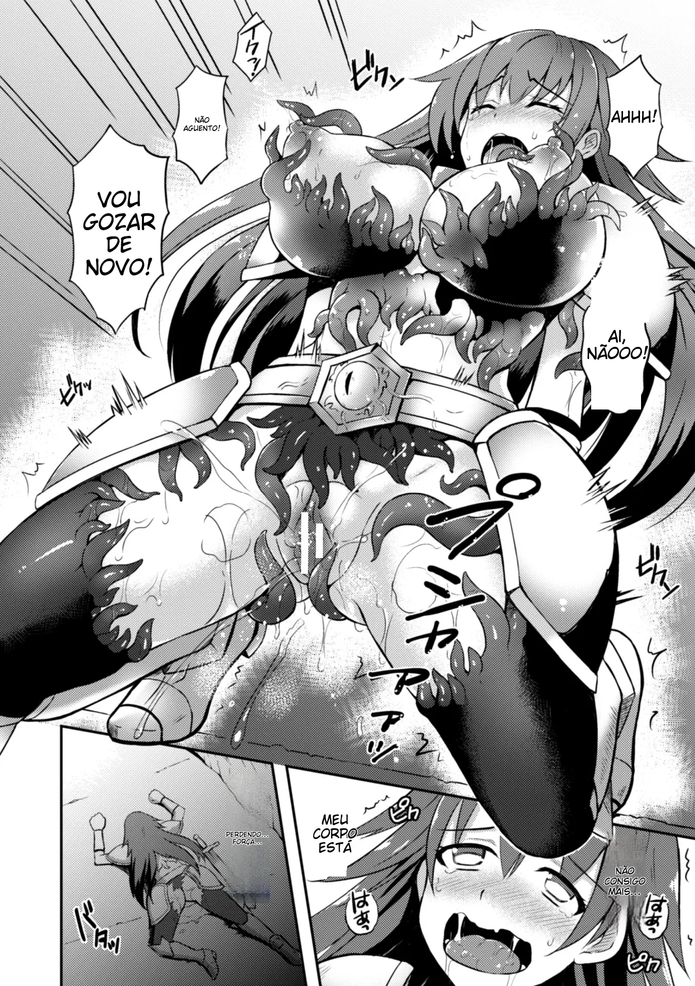 Ler 2D Comic Magazine Shokushu Yoroi ni Zenshin Capitulo 1 Page 12