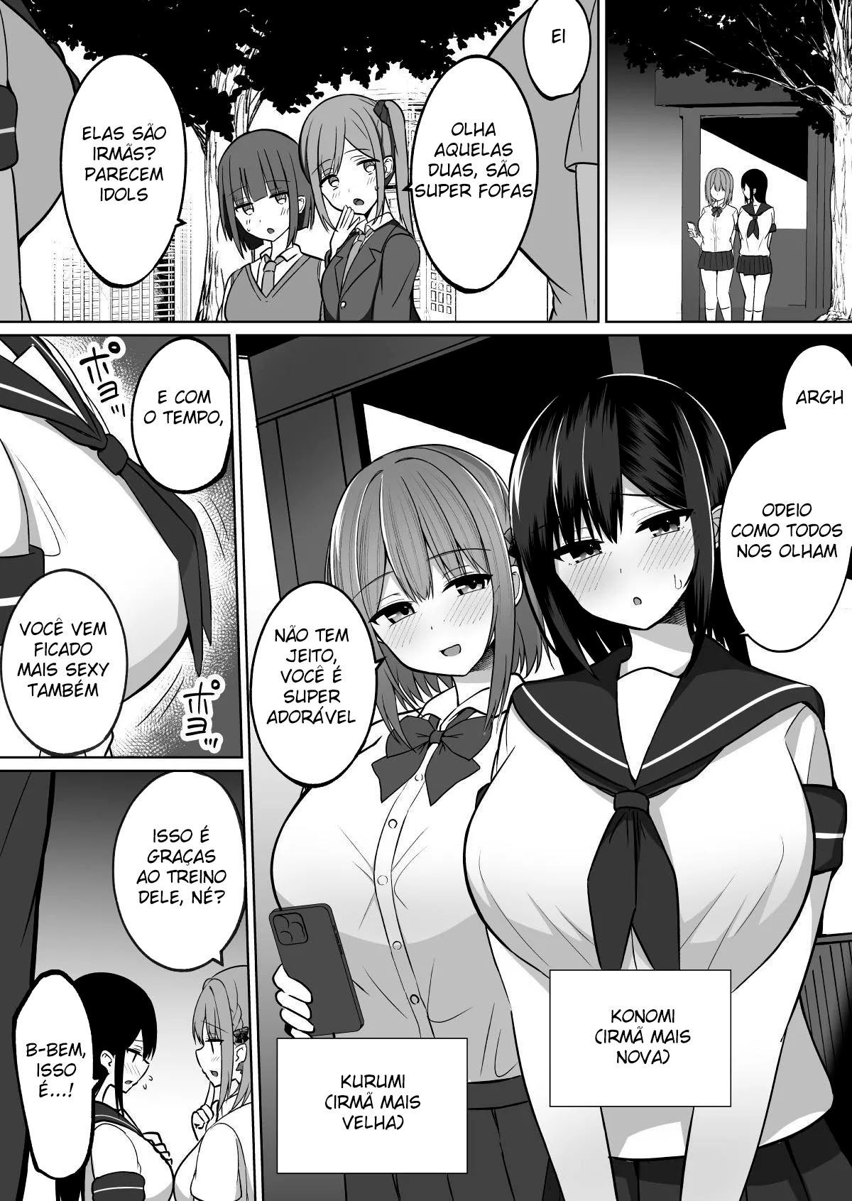 Ler Como Disciplinar Onaholes Peitudas ~ Treinamento de Resistência Orgásmico Com As Irmãs Peitudas ~ Capitulo 1 Page 4