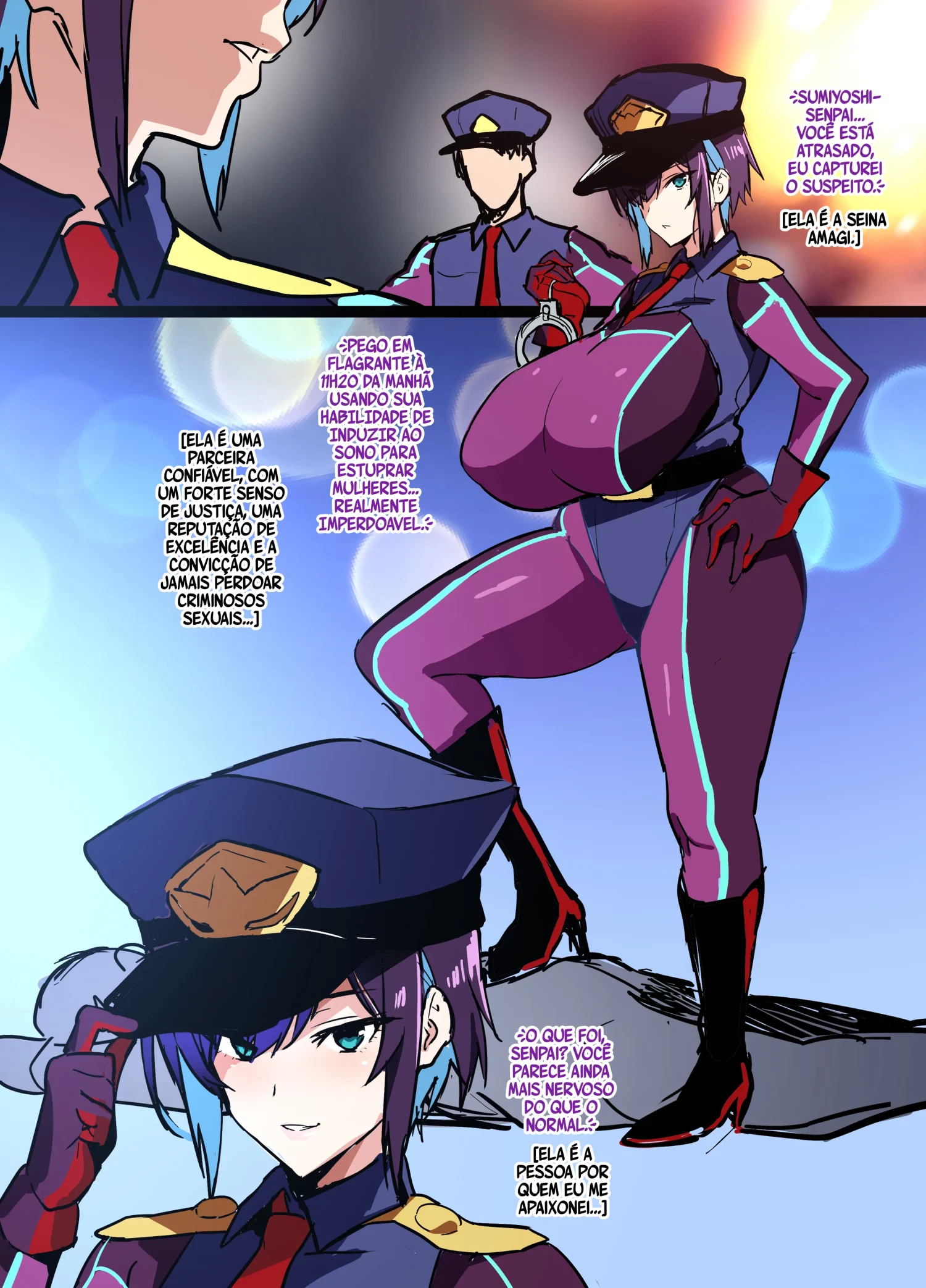 Ler Kouhai Otaku Poilice Zenpen Capitulo 1 Page 2