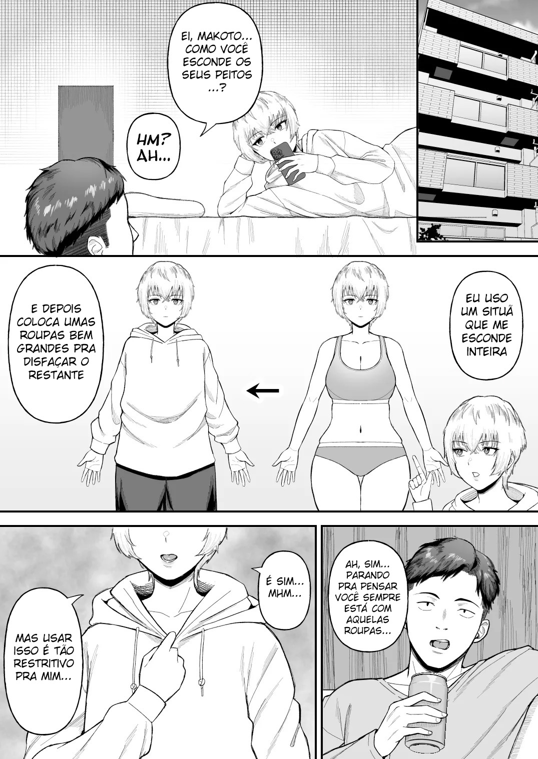 Ler Eu Descobri Que Meu Amigo Bonitão na Verdade Era uma Vadia Peituda! Capitulo 1 Page 12