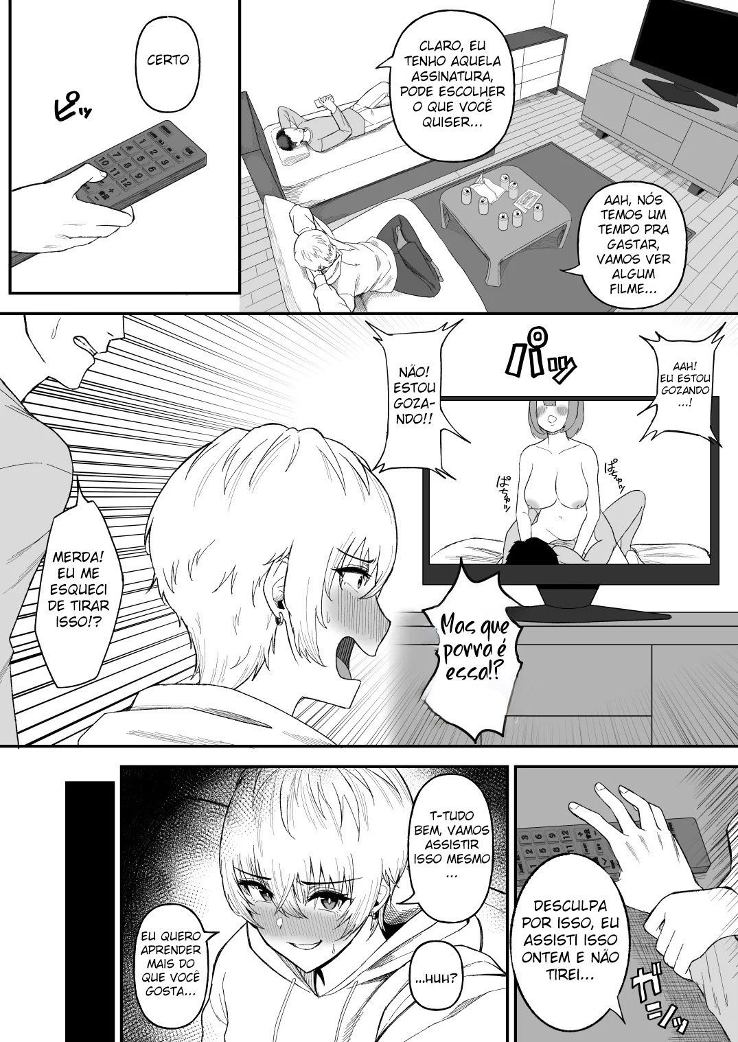 Ler Eu Descobri Que Meu Amigo Bonitão na Verdade Era uma Vadia Peituda! Capitulo 1 Page 3