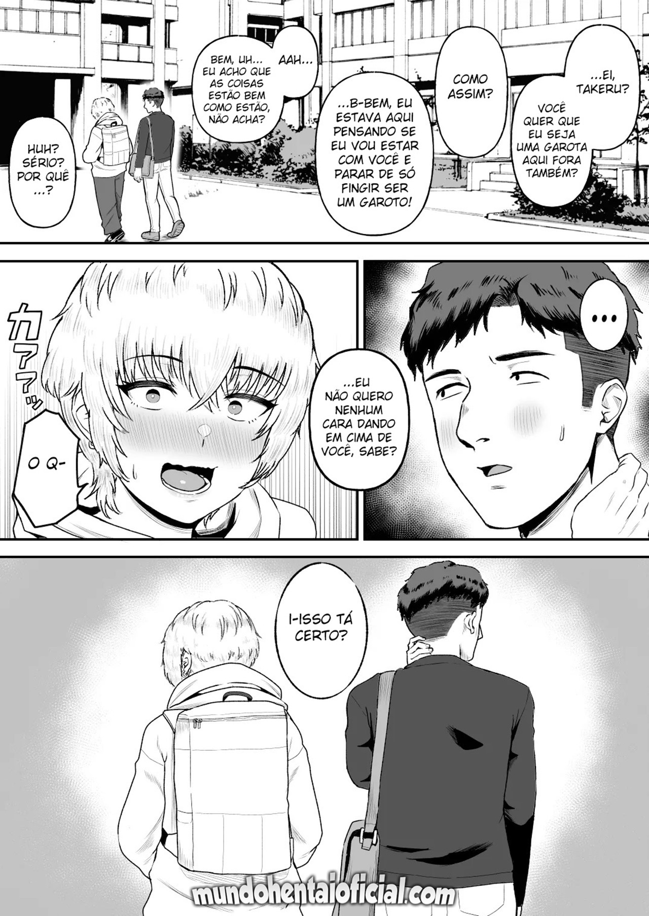 Ler Eu Descobri Que Meu Amigo Bonitão na Verdade Era uma Vadia Peituda! Capitulo 1 Page 41
