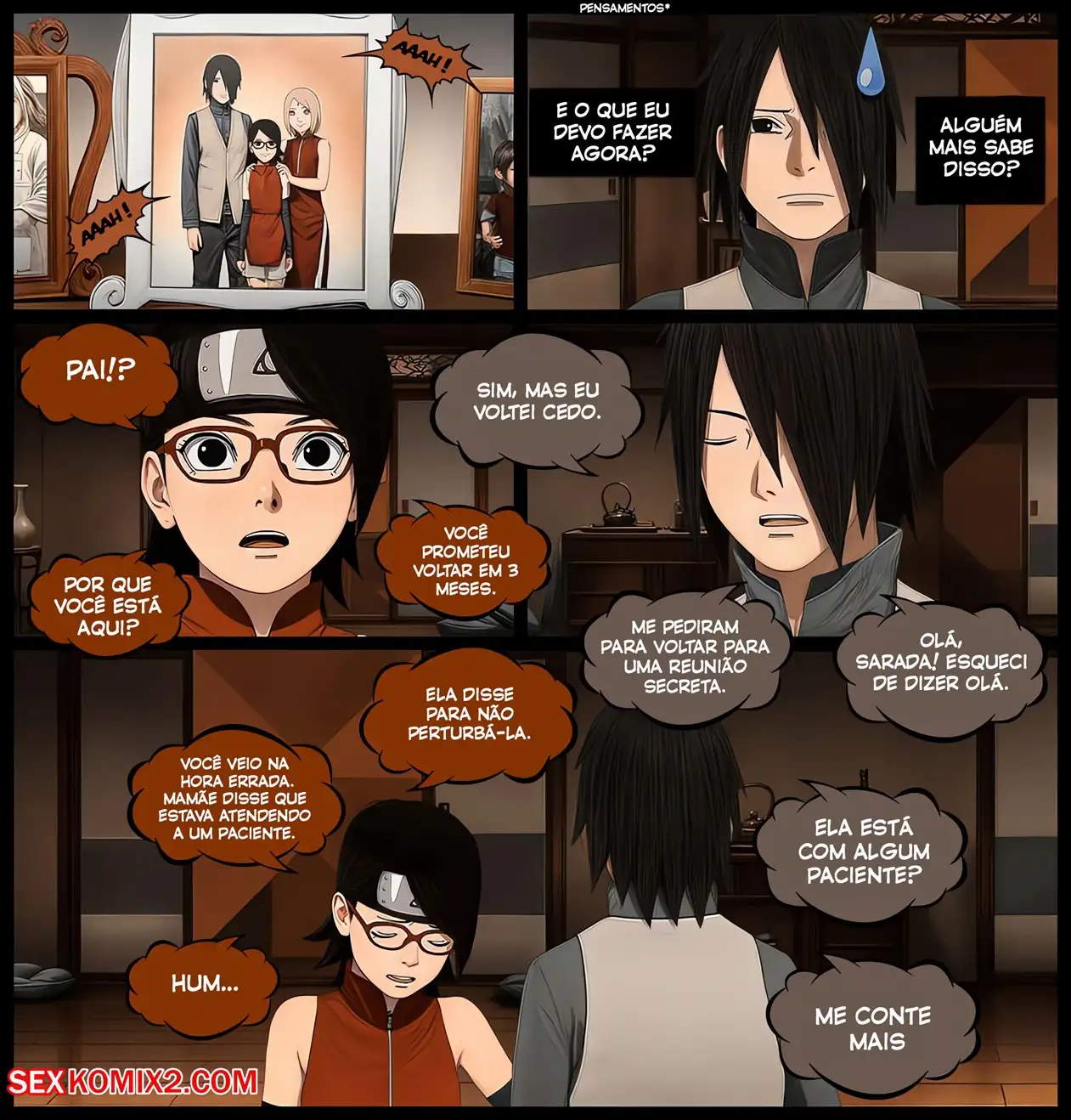 Ler O Segredo dos Uchihas Capitulo 1 Page 3