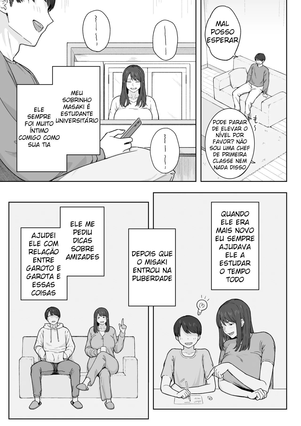 Ler Depois do jantar, Com Minha Tia… Capitulo 1 Page 4
