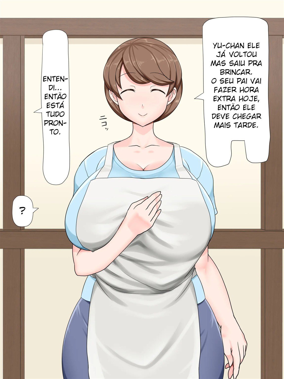 Ler A mamãe gentil é minha! ~Disputa hipnótica pela mãe peituda~ Capitulo 1 Page 4