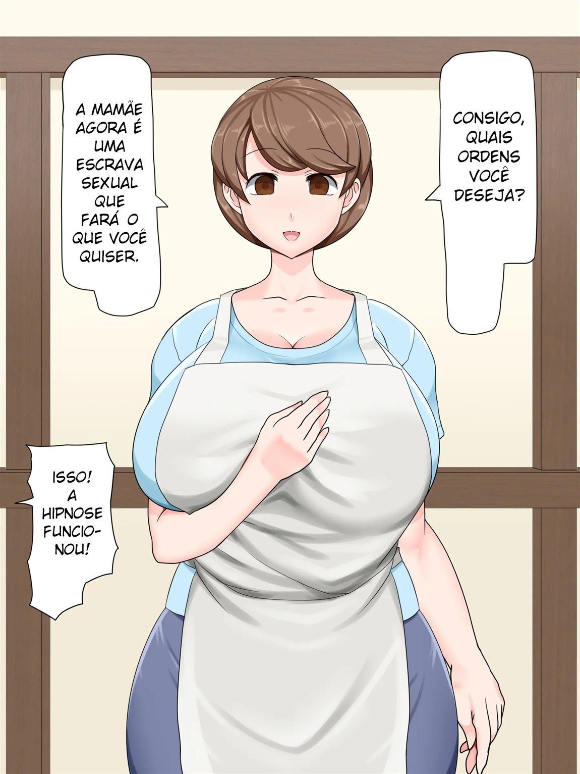 Ler A mamãe gentil é minha! ~Disputa hipnótica pela mãe peituda~ Capitulo 1 Page 9