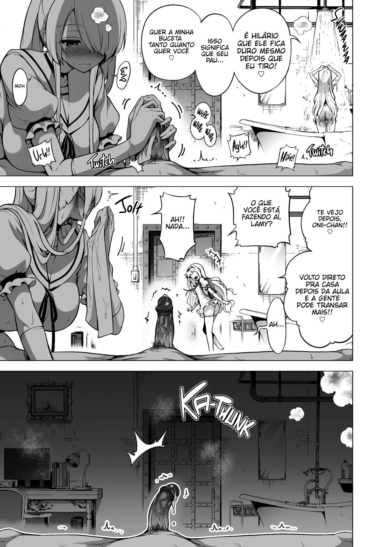 Ler Boku Ni Shika Furenai Succubus Sanshimai Ni Shiborareru Hanashi Capitulo 3 Page 41