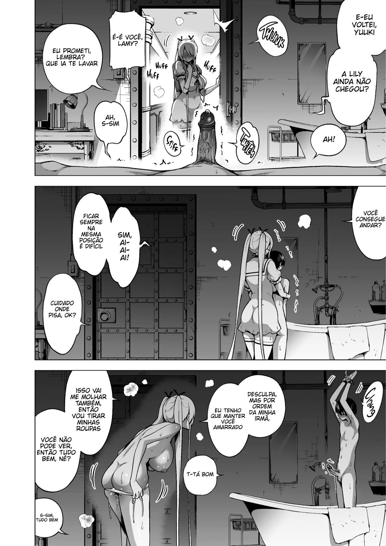 Ler Boku Ni Shika Furenai Succubus Sanshimai Ni Shiborareru Hanashi Capitulo 3 Page 42