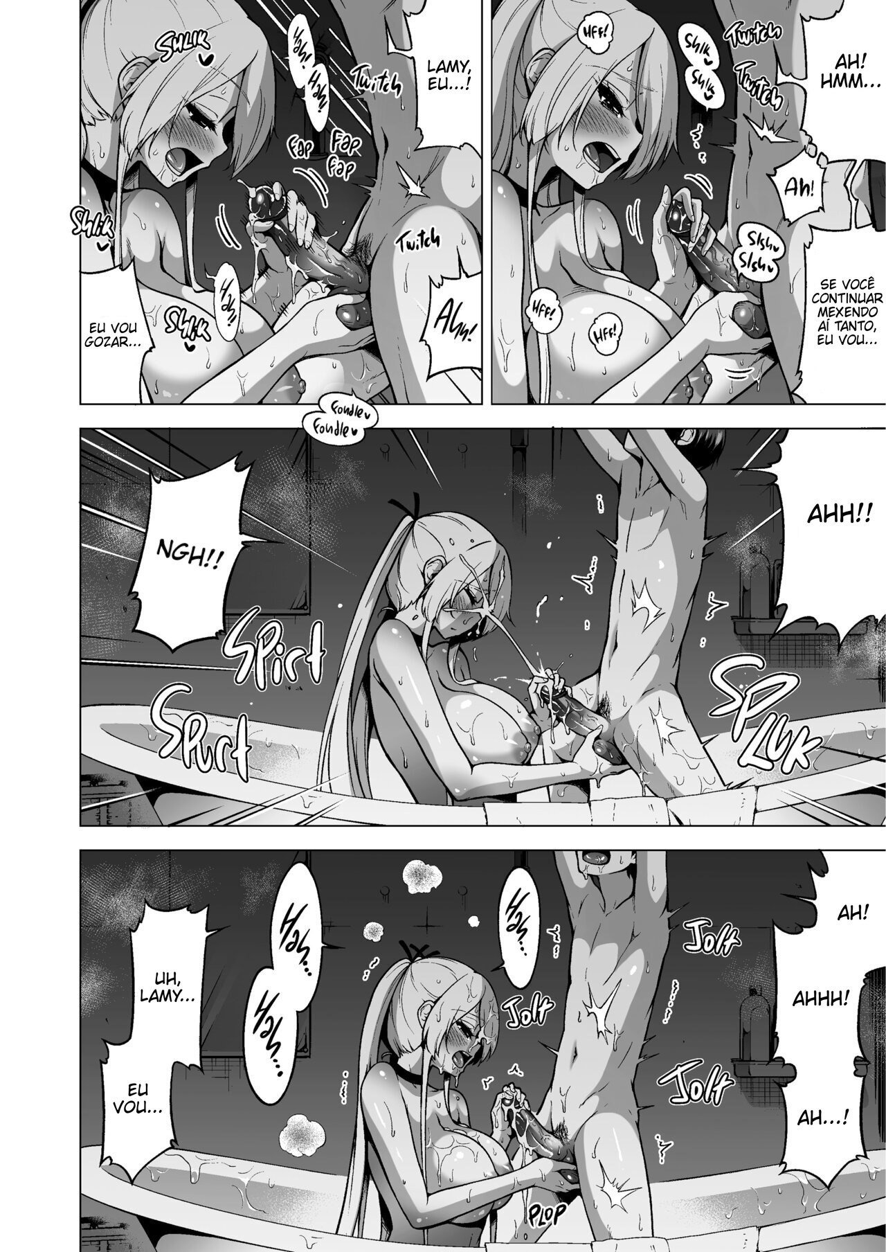 Ler Boku Ni Shika Furenai Succubus Sanshimai Ni Shiborareru Hanashi Capitulo 3 Page 44
