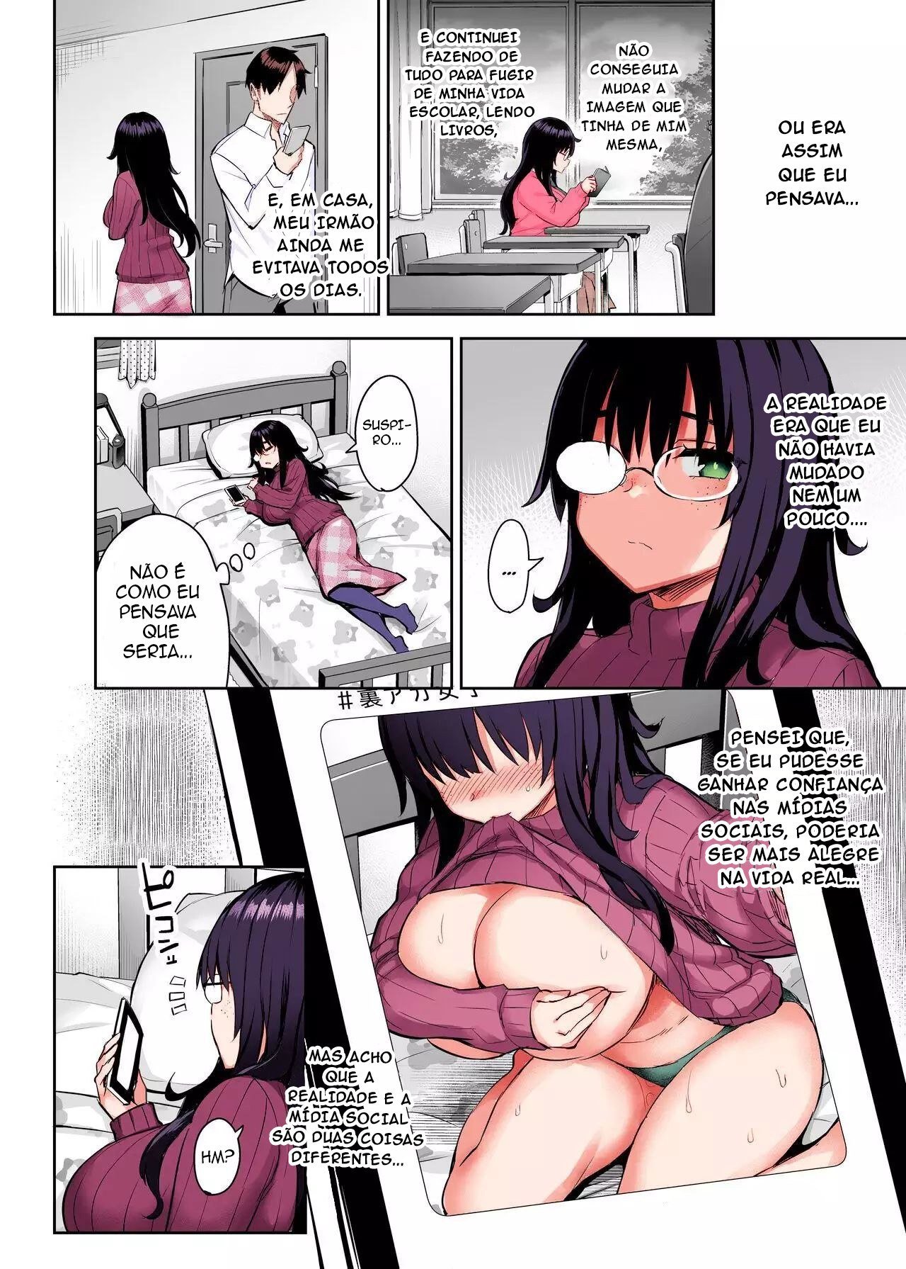 Ler Moto InCha no Kyonyuu Yariman Imouto ga Erosugite Onii-chan wa Mou! Capitulo 1 Page 10