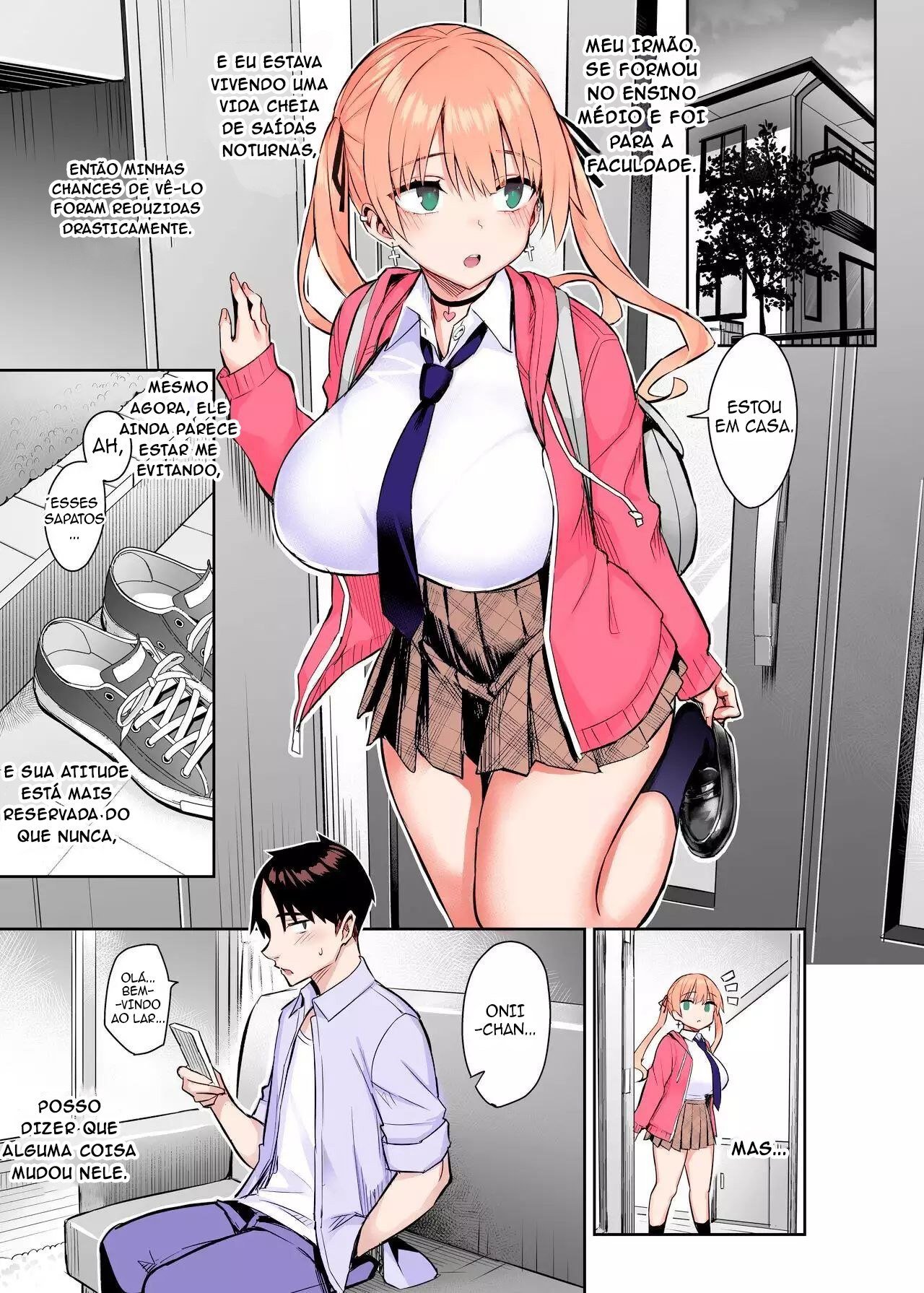 Ler Moto InCha no Kyonyuu Yariman Imouto ga Erosugite Onii-chan wa Mou! Capitulo 1 Page 31