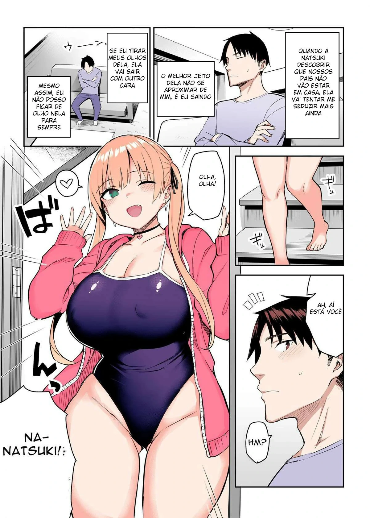 Ler Moto InCha no Kyonyuu Yariman Imouto ga Erosugite Onii-chan wa Mou! Capitulo 2 Page 12