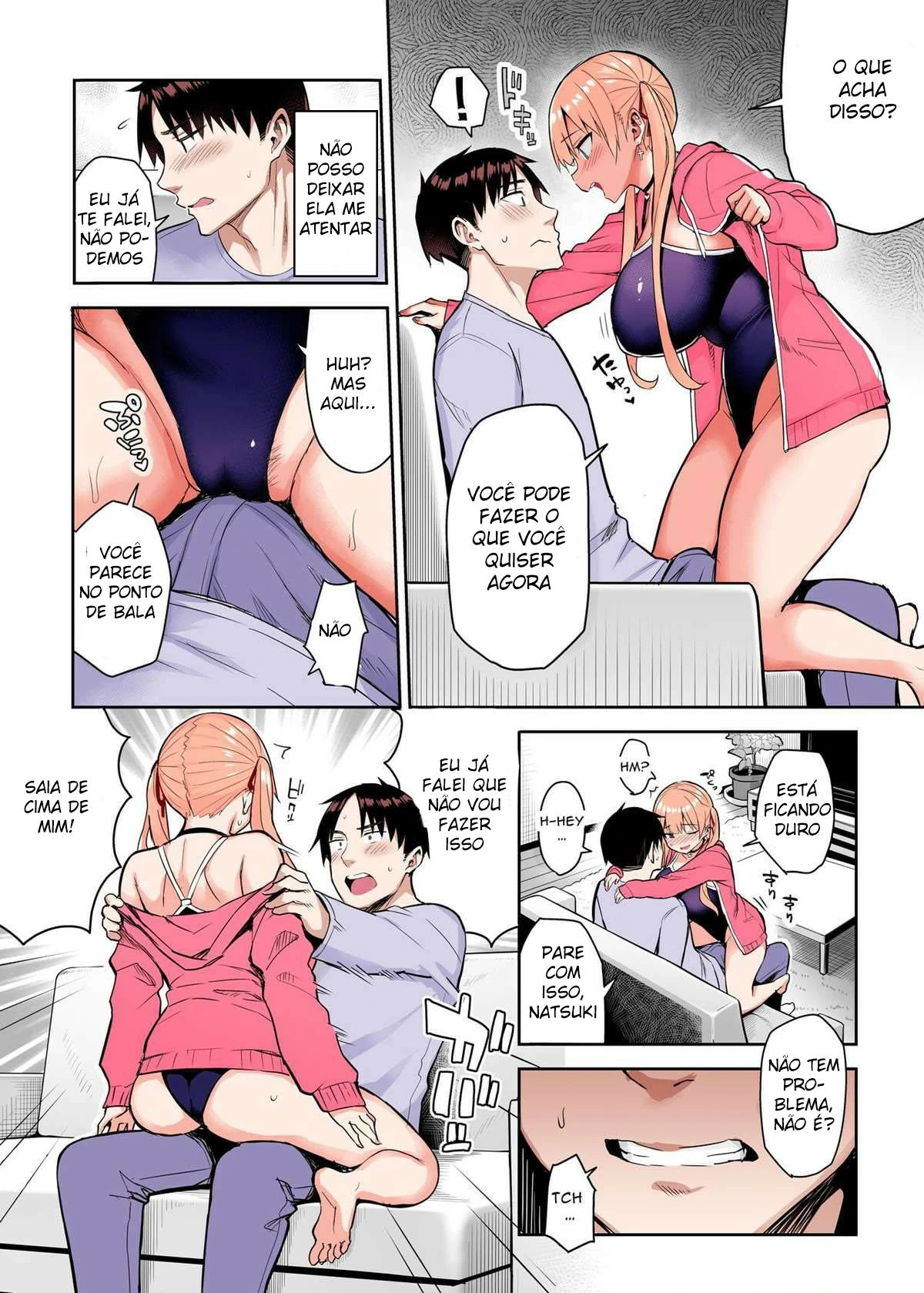 Ler Moto InCha no Kyonyuu Yariman Imouto ga Erosugite Onii-chan wa Mou! Capitulo 2 Page 14