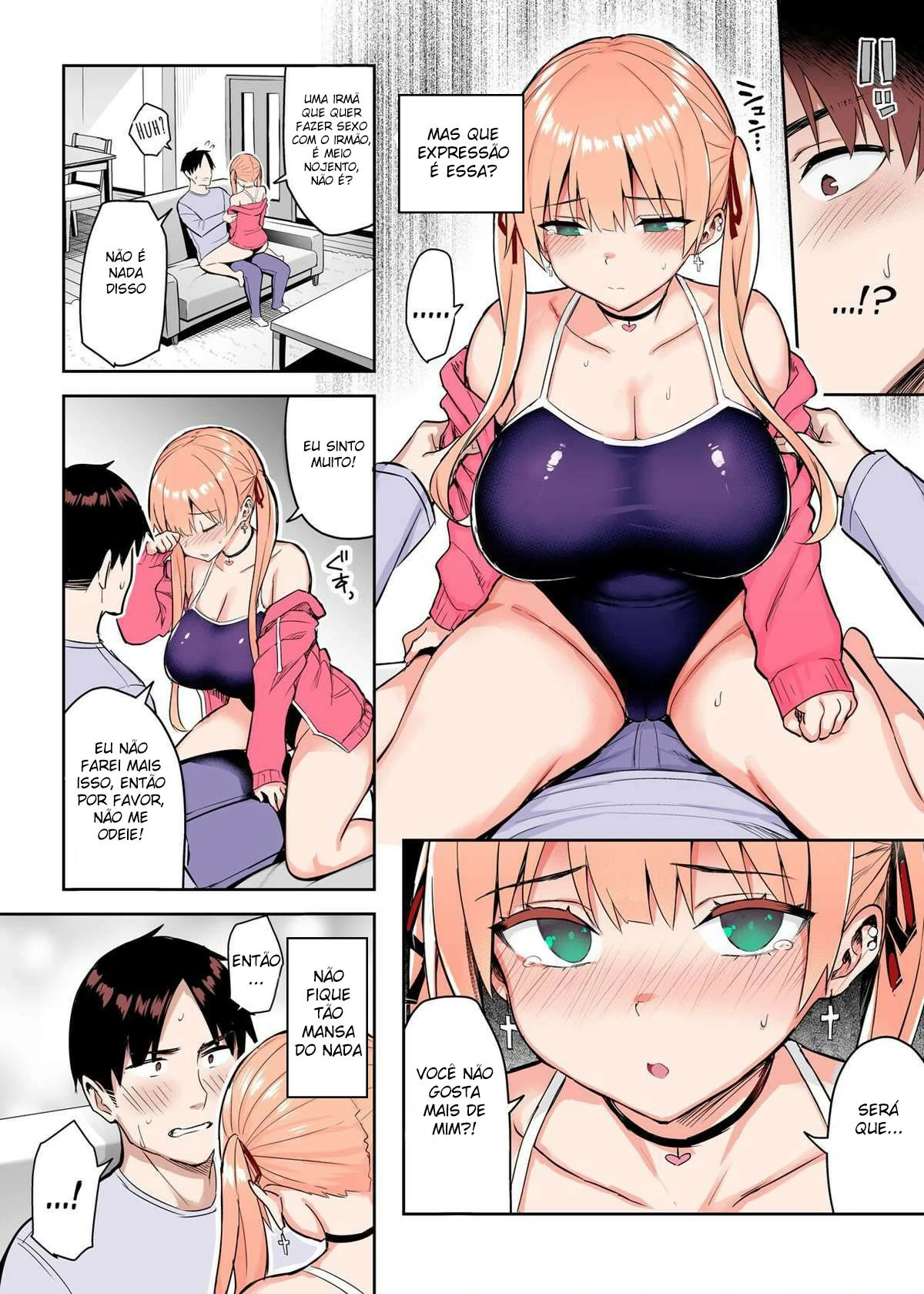Ler Moto InCha no Kyonyuu Yariman Imouto ga Erosugite Onii-chan wa Mou! Capitulo 2 Page 15