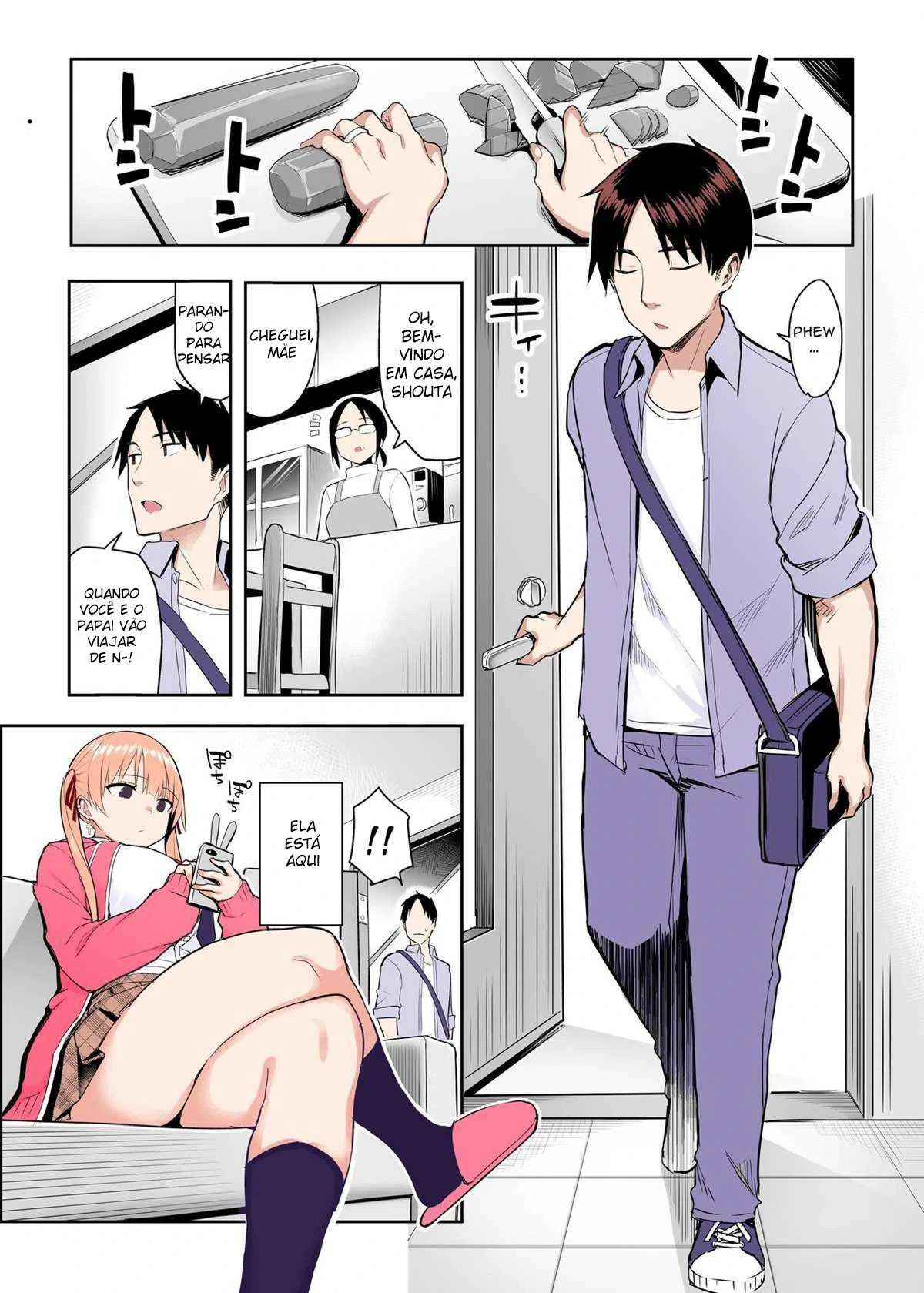 Ler Moto InCha no Kyonyuu Yariman Imouto ga Erosugite Onii-chan wa Mou! Capitulo 2 Page 2