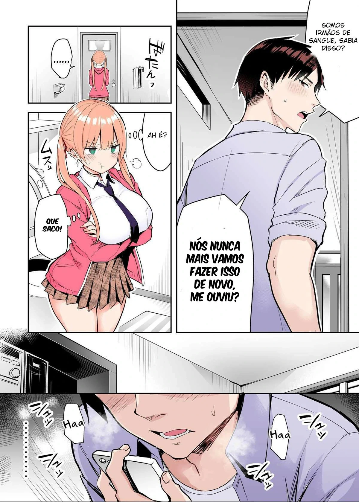 Ler Moto InCha no Kyonyuu Yariman Imouto ga Erosugite Onii-chan wa Mou! Capitulo 2 Page 8