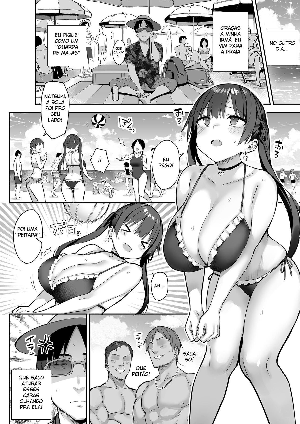 Ler Moto InCha no Kyonyuu Yariman Imouto ga Erosugite Onii-chan wa Mou! Capitulo 3 Page 33