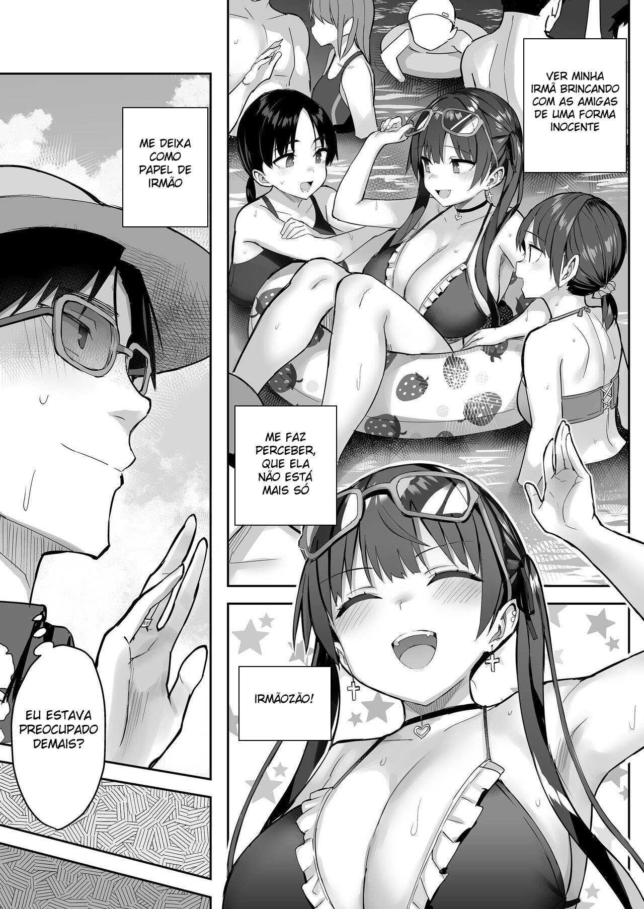 Ler Moto InCha no Kyonyuu Yariman Imouto ga Erosugite Onii-chan wa Mou! Capitulo 3 Page 34