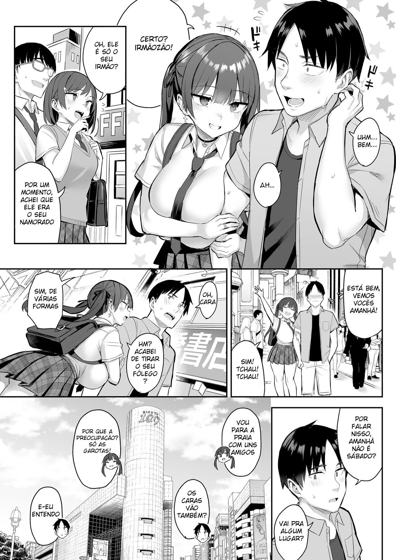 Ler Moto InCha no Kyonyuu Yariman Imouto ga Erosugite Onii-chan wa Mou! Capitulo 3 Page 4