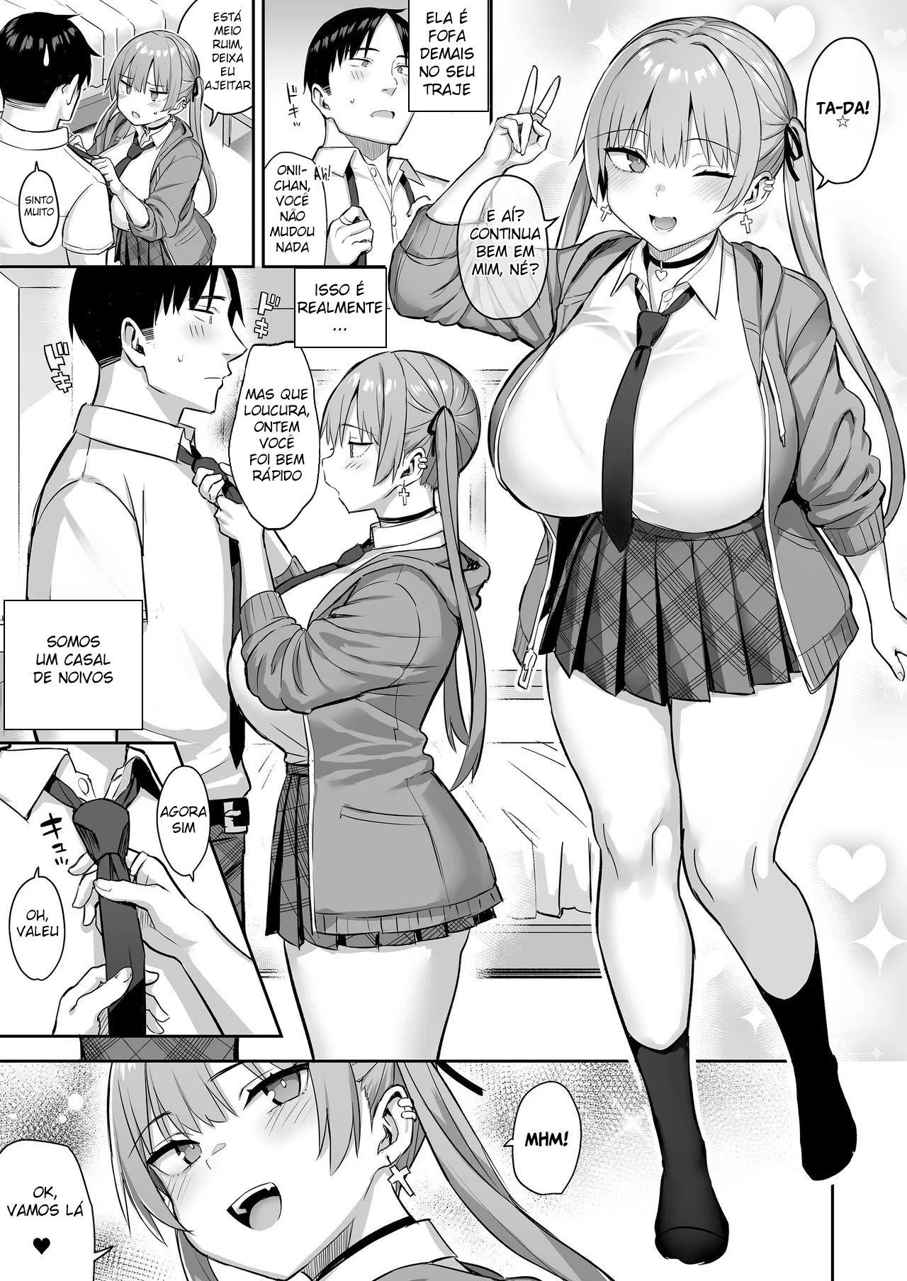 Ler Moto InCha no Kyonyuu Yariman Imouto ga Erosugite Onii-chan wa Mou! Capitulo 4 Page 29