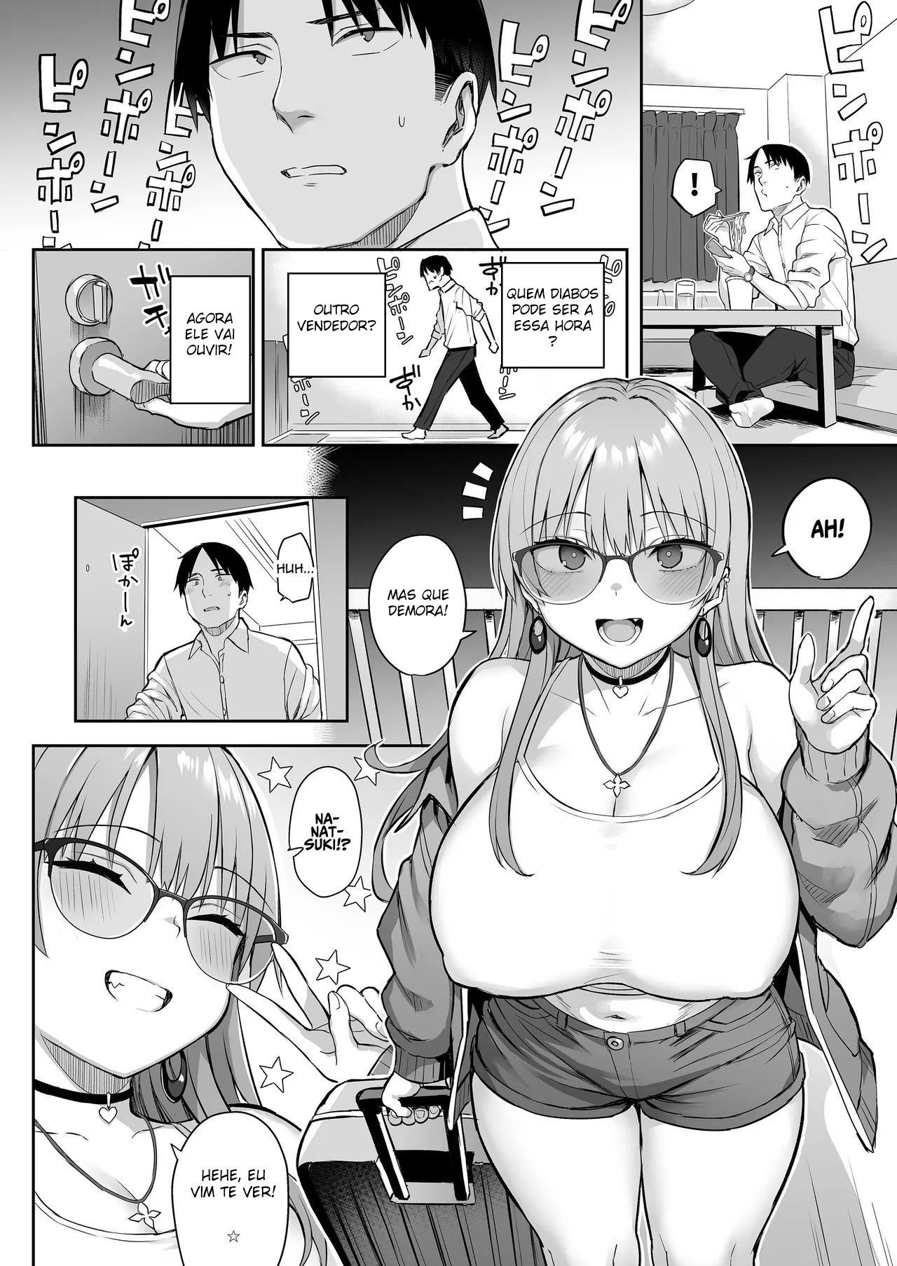 Ler Moto InCha no Kyonyuu Yariman Imouto ga Erosugite Onii-chan wa Mou! Capitulo 4 Page 4