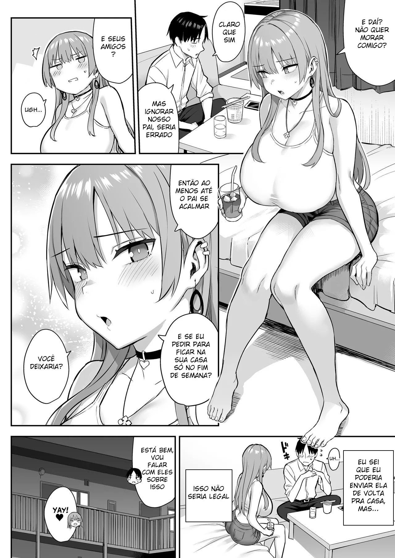 Ler Moto InCha no Kyonyuu Yariman Imouto ga Erosugite Onii-chan wa Mou! Capitulo 4 Page 6