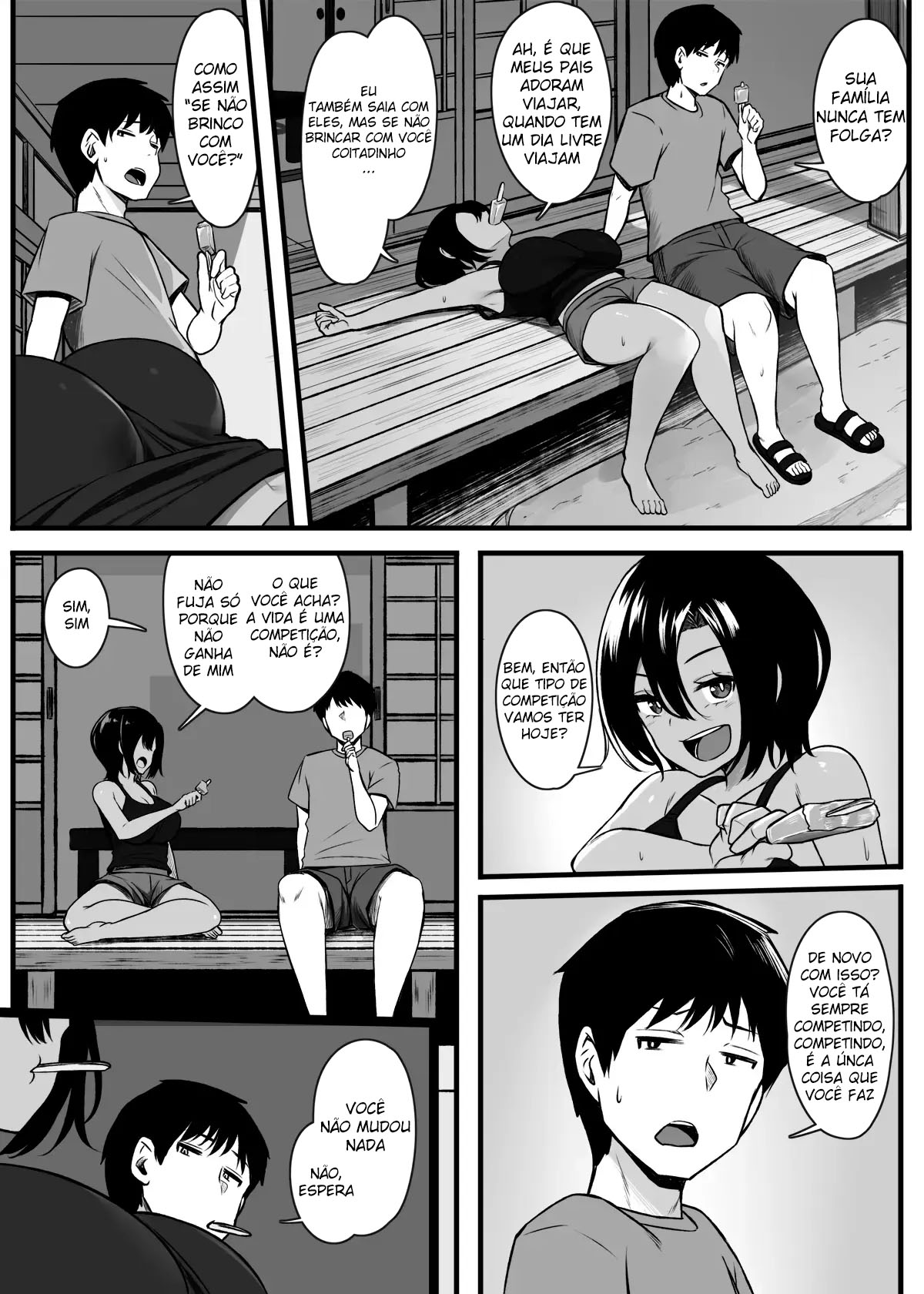 Ler A História de um Desafio Com a Amiga de Infância Competitiva Capitulo 1 Page 3