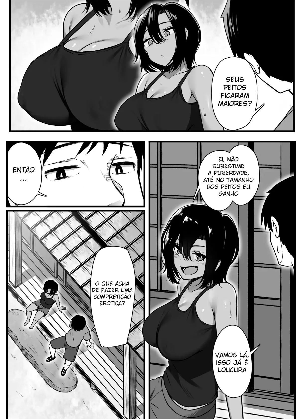Ler A História de um Desafio Com a Amiga de Infância Competitiva Capitulo 1 Page 4