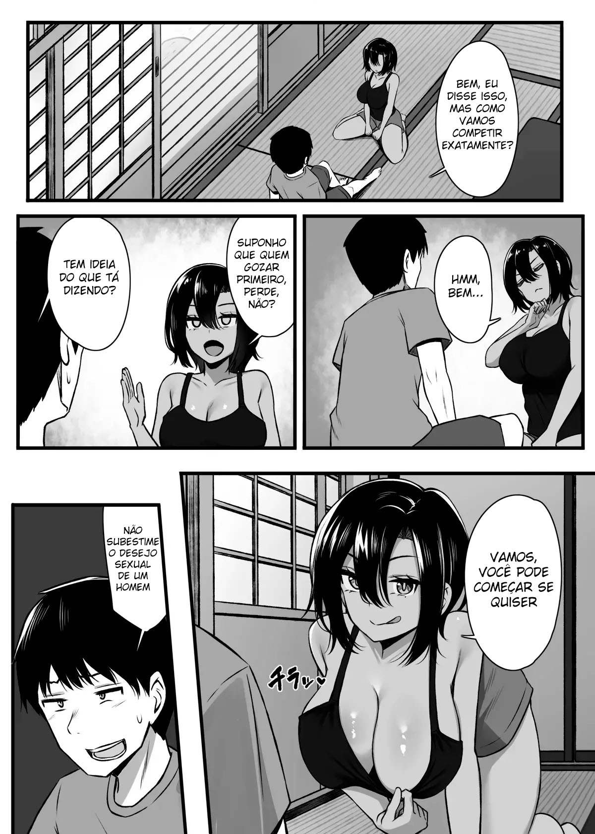 Ler A História de um Desafio Com a Amiga de Infância Competitiva Capitulo 1 Page 7