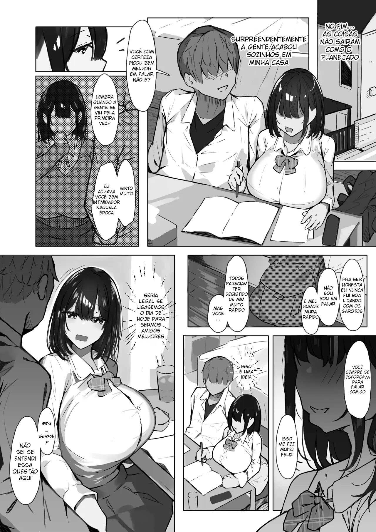 Ler Só Vou Pedir Para o Senpai Me Ensinar. Capitulo 1 Page 4