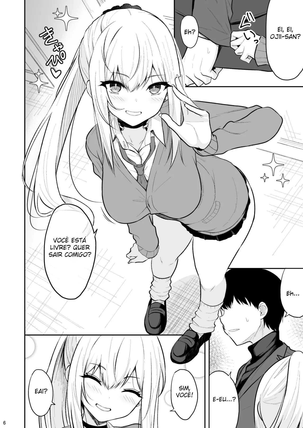 Ler Uma Gyaru de Coxas Grossas Que Me Enlouqueceu Até Eu Não Aguentar e Gozar Dentro Capitulo 1 Page 5