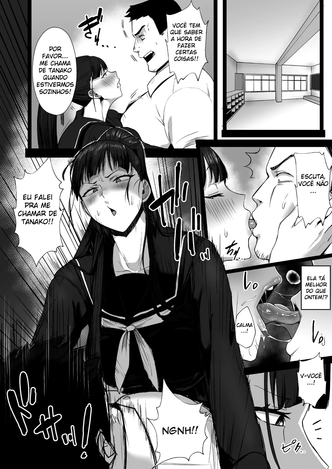 Ler A Aluna Exemplar Quer Se Tornar a Cadela do Professor Capitulo 1 Page 24