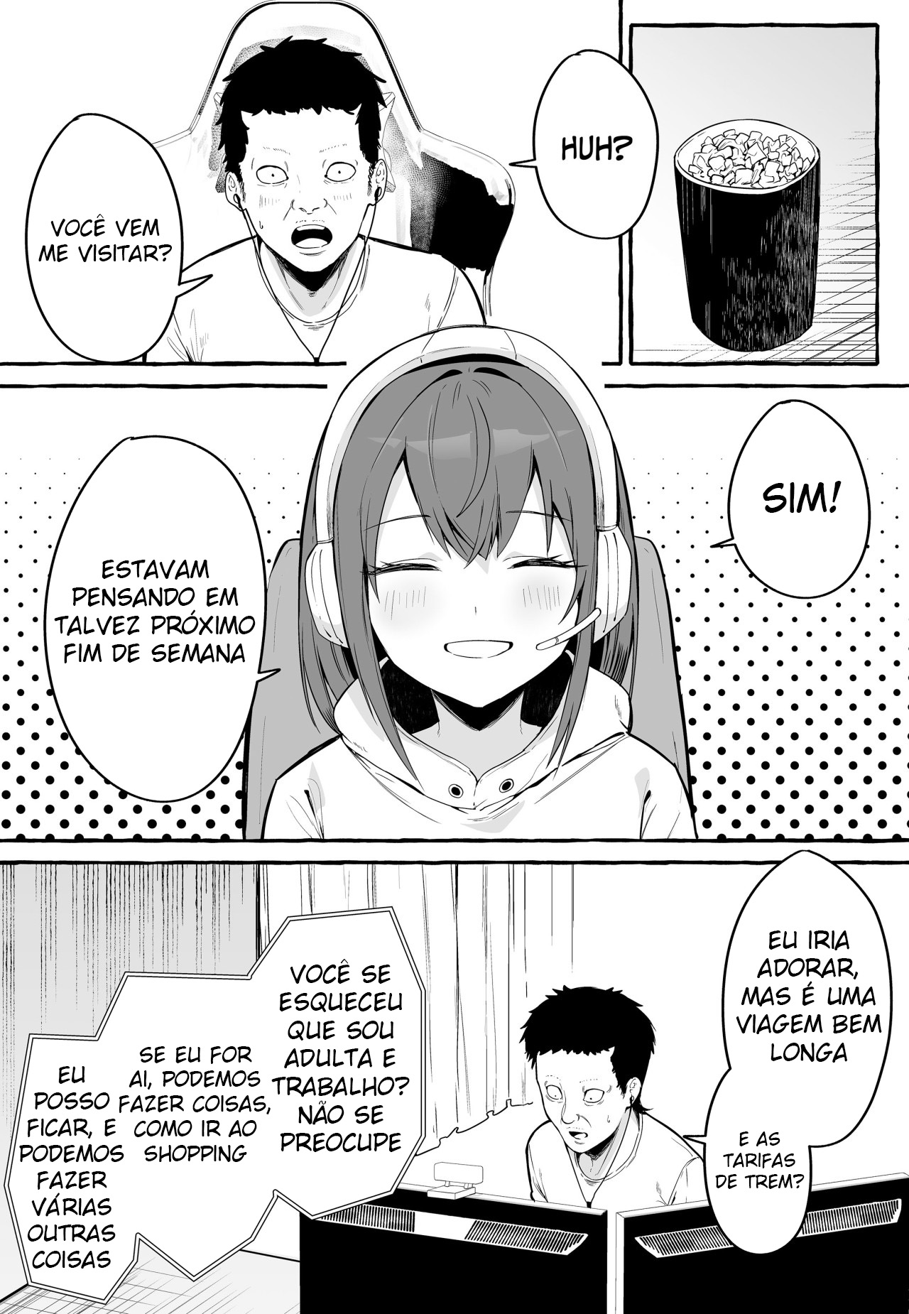 Ler O Dia em Que Encontrei Pessoalmente Minha Namorada Virtual Peituda, e Ela Sugou Toda Minha Porra. Capitulo 1 Page 13