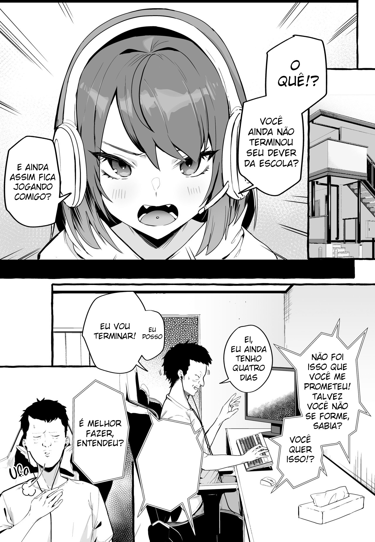 Ler O Dia em Que Encontrei Pessoalmente Minha Namorada Virtual Peituda, e Ela Sugou Toda Minha Porra. Capitulo 1 Page 2