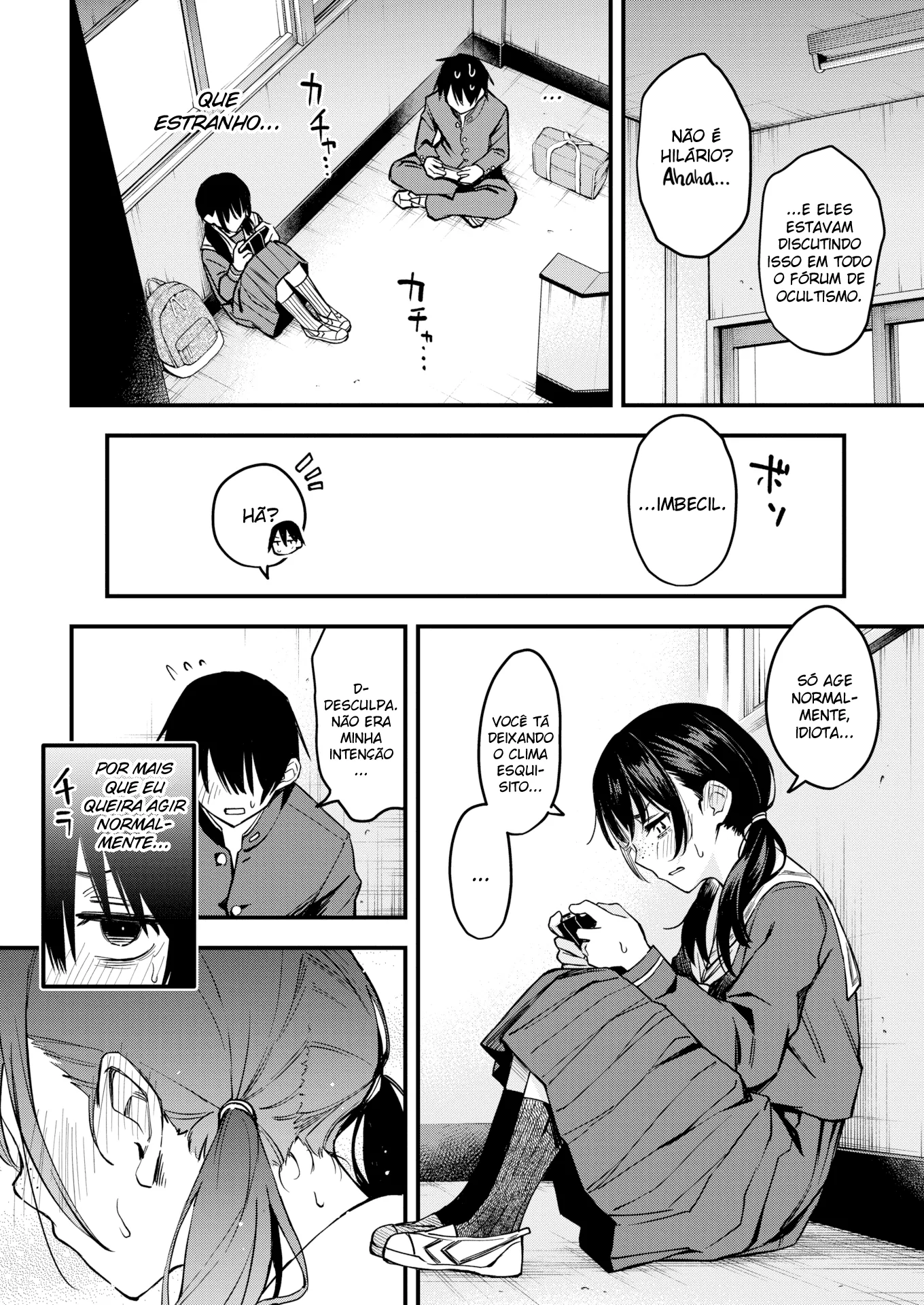Ler O Momento Bem Antes de Pessoas Sombrias Começarem a Namorar é o Mais Quente, Não Acha? Capitulo 1 Page 4