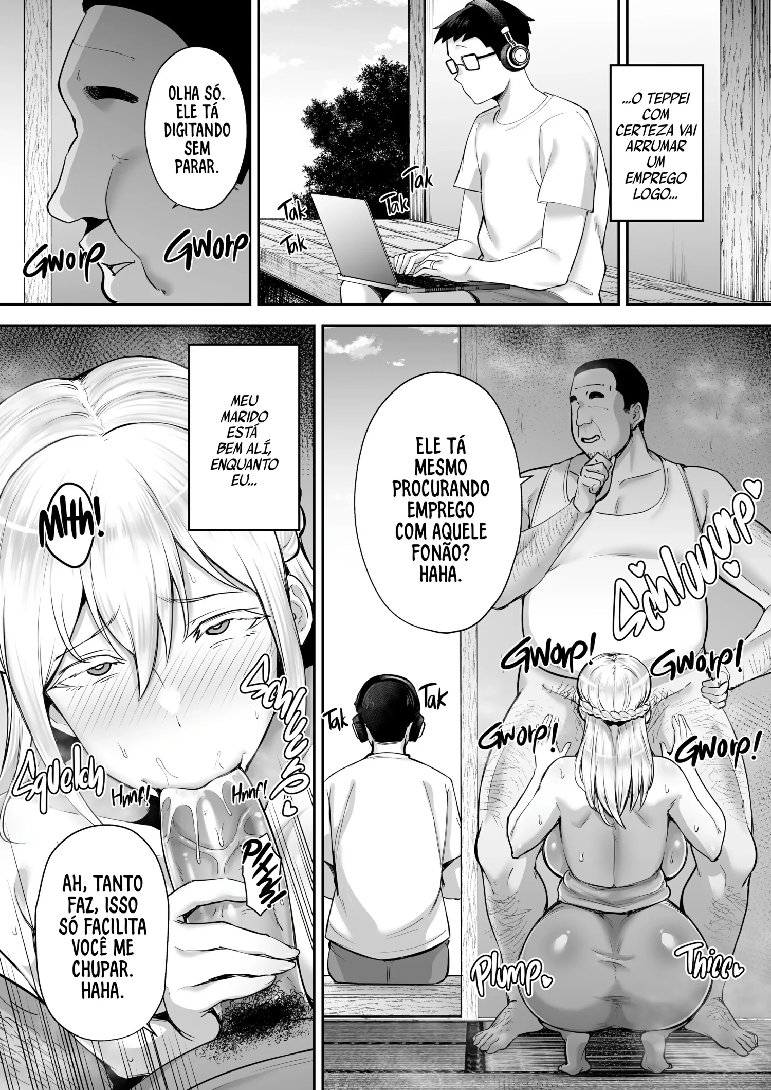 Ler Meu Tio Enrabou a Minha Esposa Loira de Peitos Grandes Capitulo 1 Page 28
