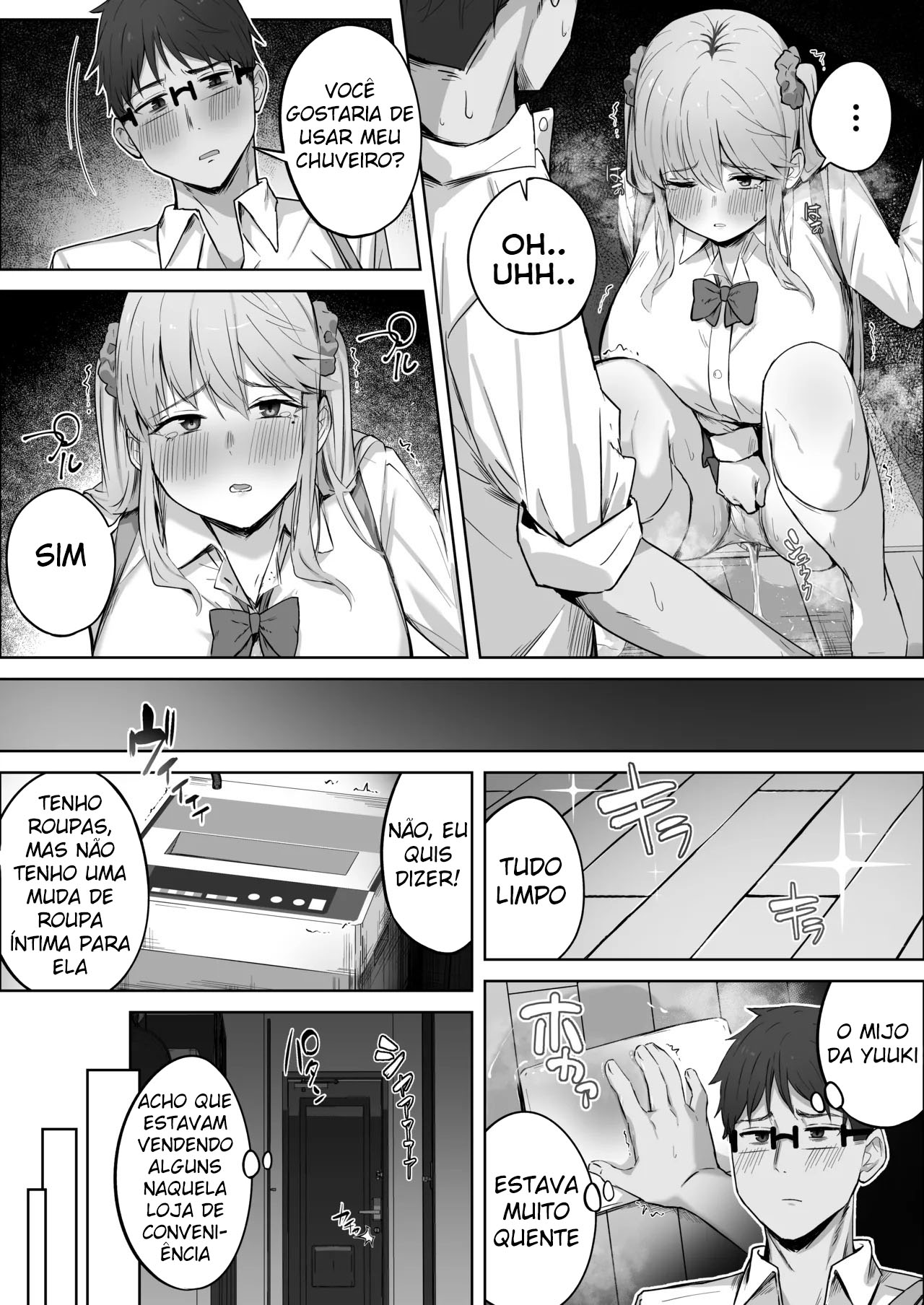 Ler A Gyaru Popular da Turma Tinha Como Complexos o Fato de se Mijar e Seus Mamilos Invertidos. Capitulo 1 Page 10