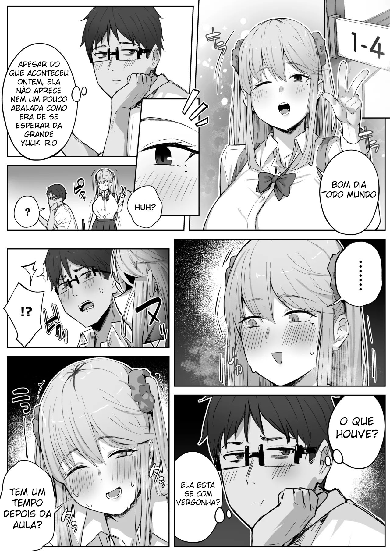 Ler A Gyaru Popular da Turma Tinha Como Complexos o Fato de se Mijar e Seus Mamilos Invertidos. Capitulo 1 Page 13
