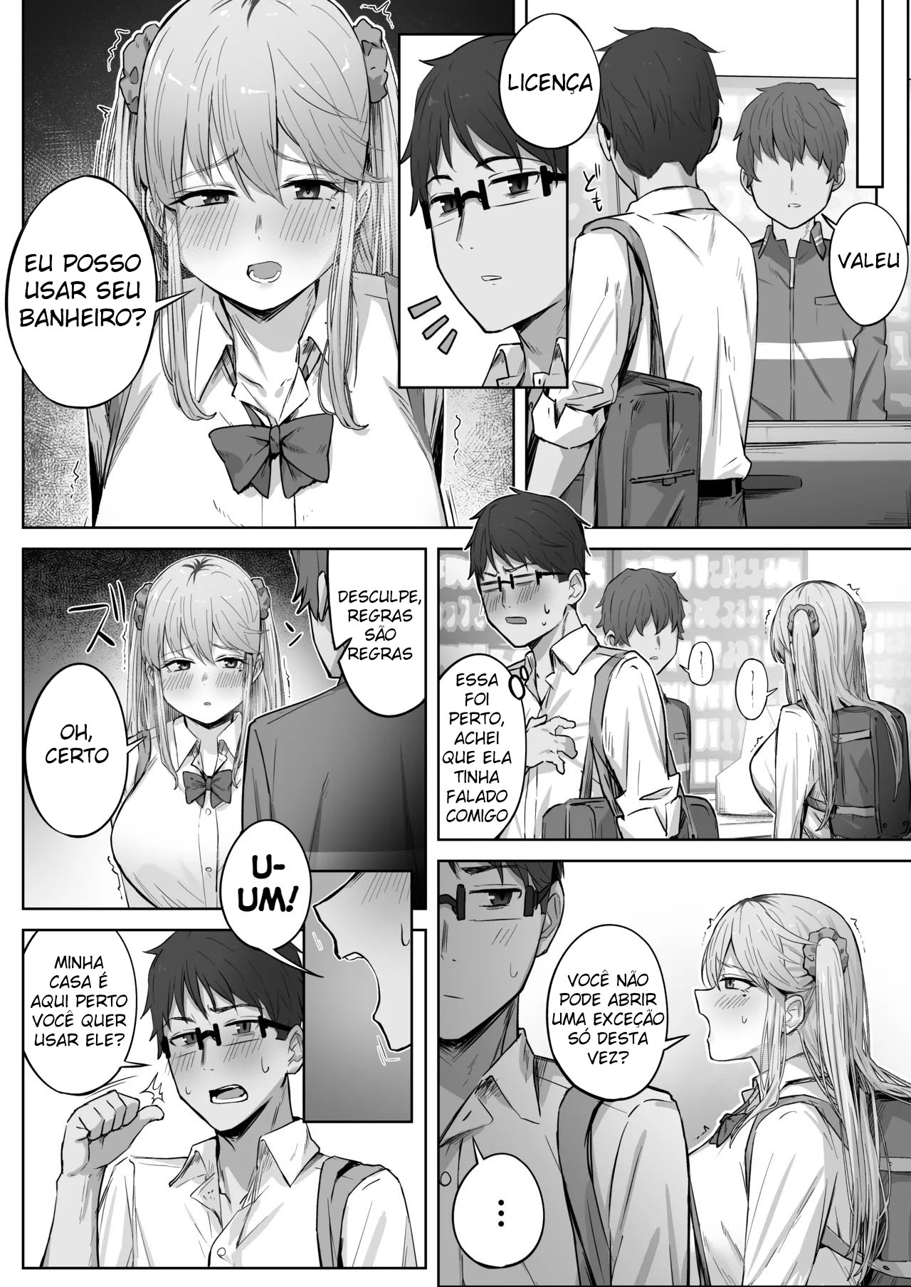 Ler A Gyaru Popular da Turma Tinha Como Complexos o Fato de se Mijar e Seus Mamilos Invertidos. Capitulo 1 Page 5