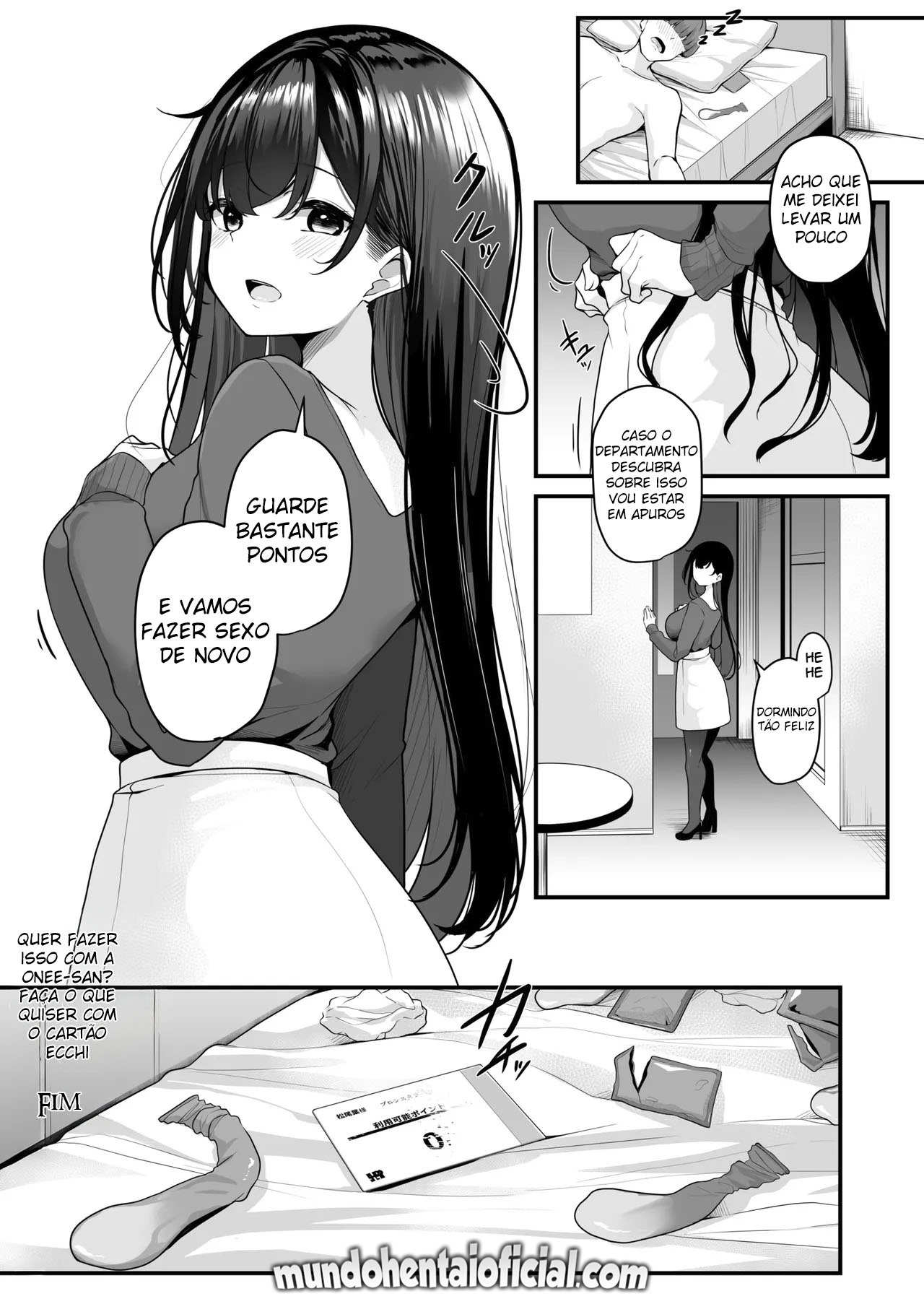 Ler Vamos Fazer Isso, Onee-san? ~Com o Cartão Echinpo, Dá Pra Fazer o Que Quiser~ Capitulo 1 Page 32