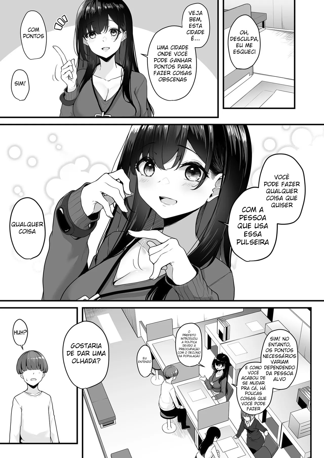 Ler Vamos Fazer Isso, Onee-san? ~Com o Cartão Echinpo, Dá Pra Fazer o Que Quiser~ Capitulo 1 Page 6