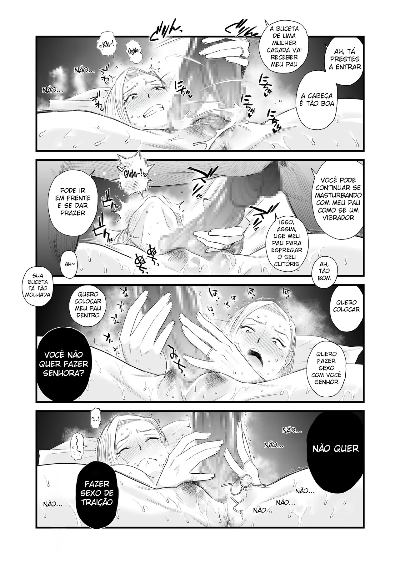 Ler Censurando Minha Esposa ~ Fui Obrigado A Censurar O Vídeo NTR da Minha Amada Esposa ~ Capitulo 1 Page 31