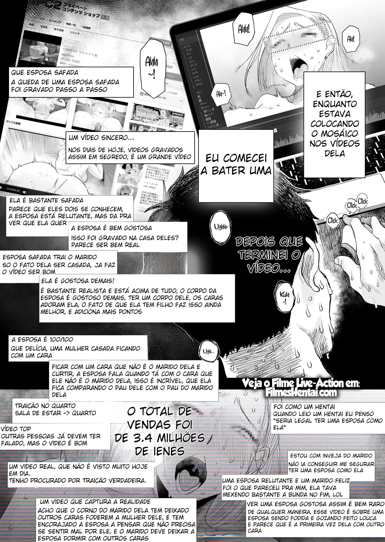 Ler Censurando Minha Esposa ~ Fui Obrigado A Censurar O Vídeo NTR da Minha Amada Esposa ~ Capitulo 1 Page 56