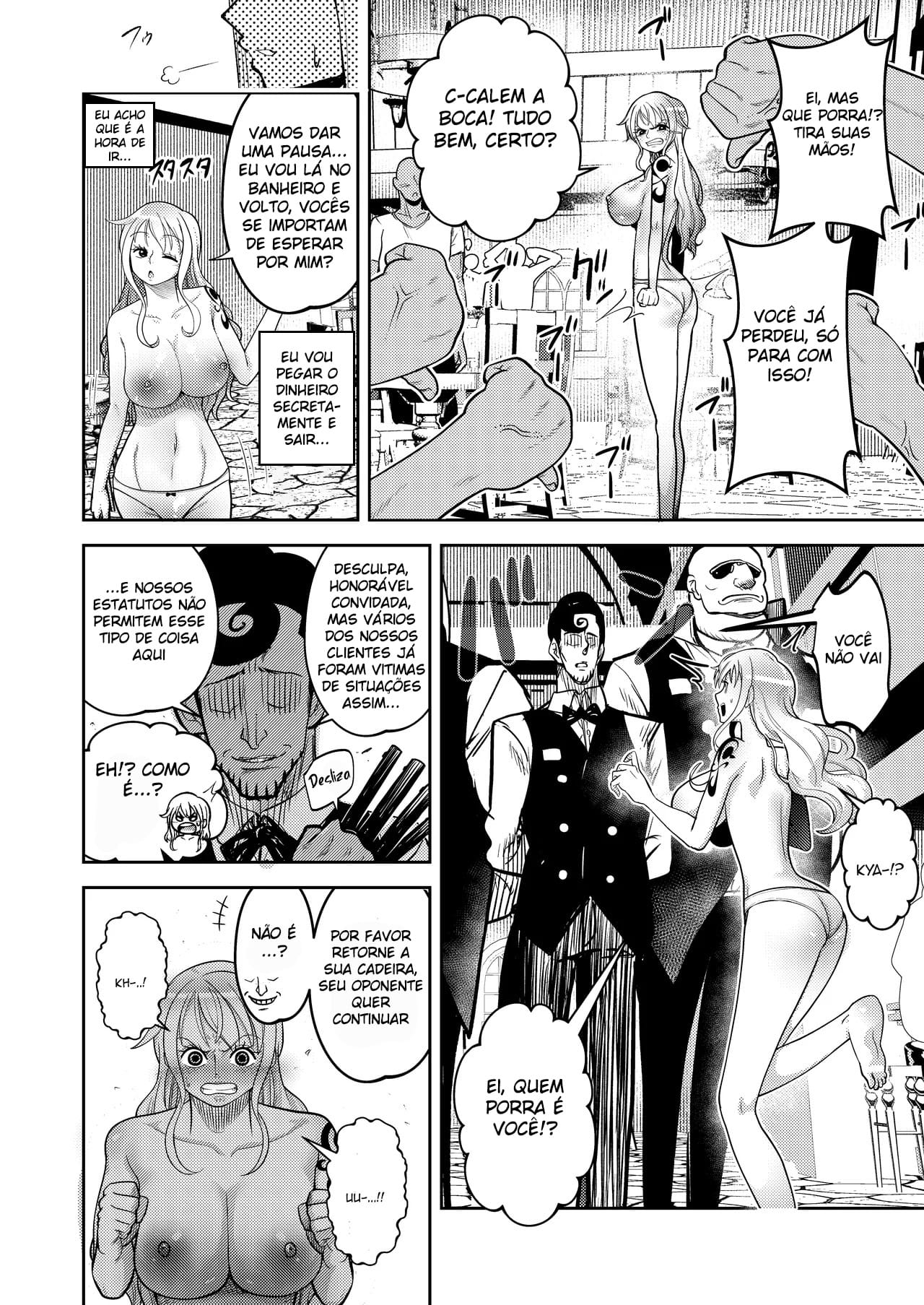 Ler Nami Recebendo uma Lição de um Bando de Carecas no Strip Pedra, Papel e Eesoura Capitulo 1 Page 9