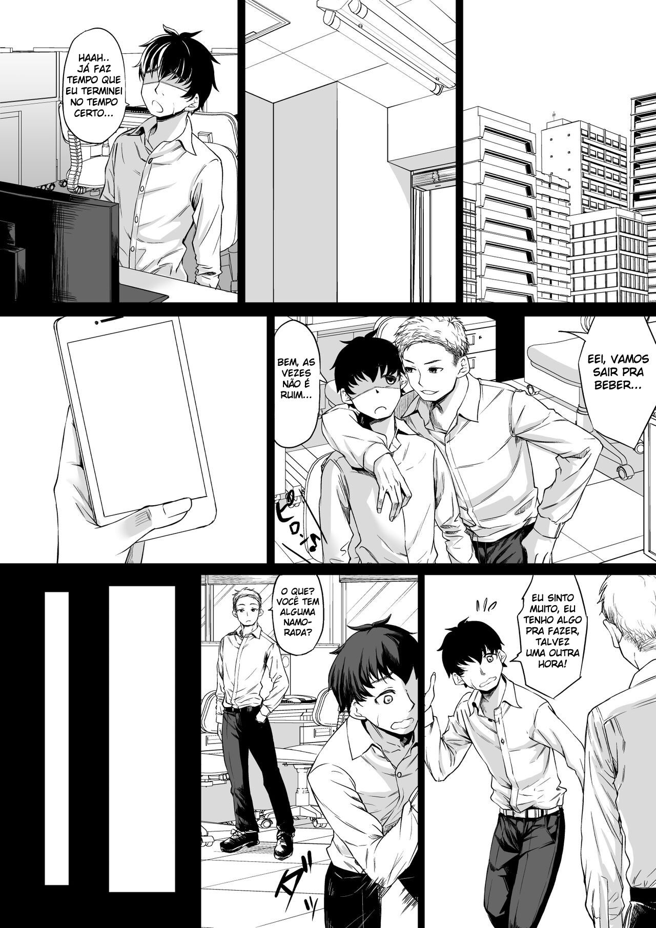 Ler A História de Como Eu que Era o Pet da Empresa, Acabei Virando o Pet de uma Gyaru Capitulo 1 Page 19