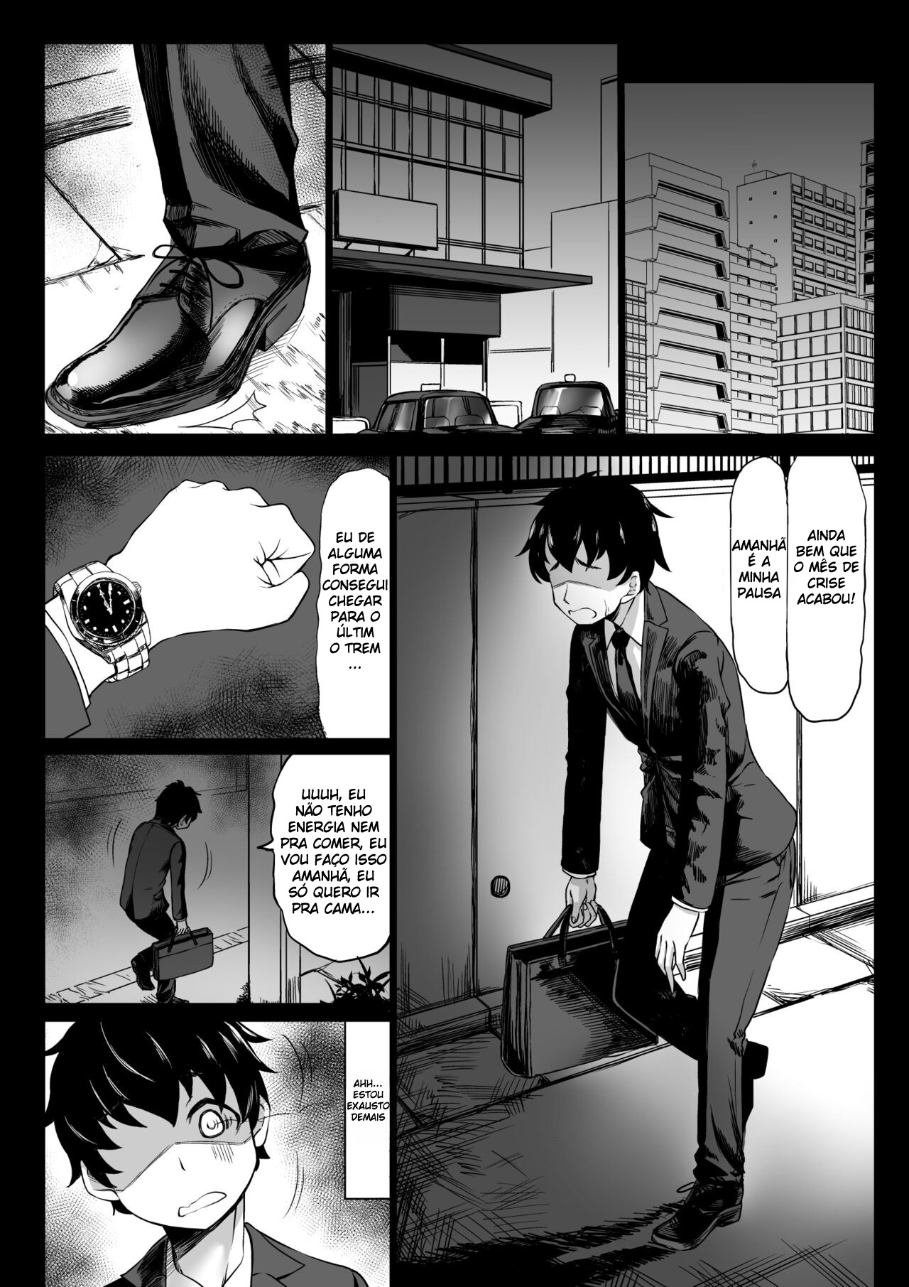 Ler A História de Como Eu que Era o Pet da Empresa, Acabei Virando o Pet de uma Gyaru Capitulo 1 Page 4